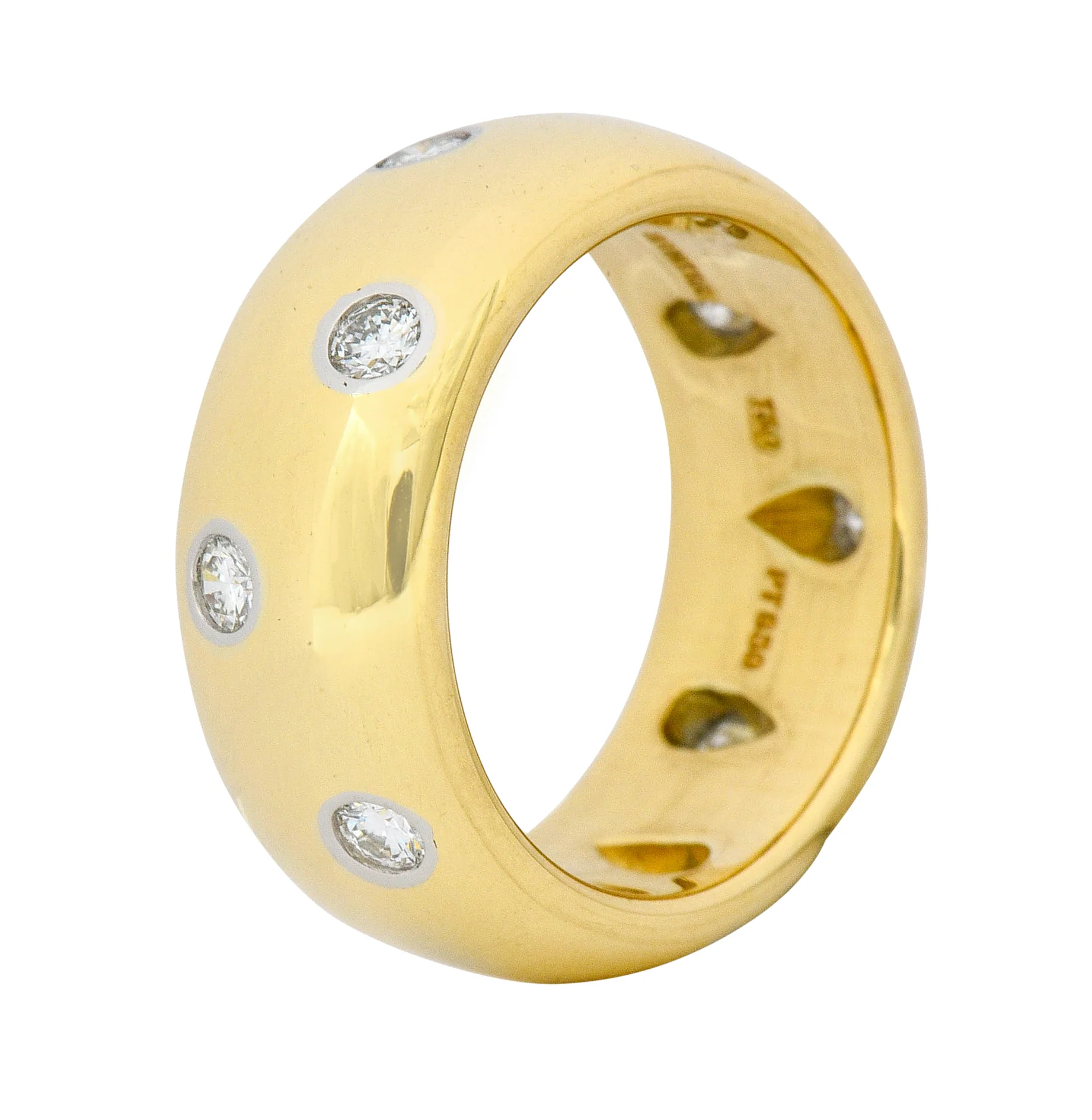 Tiffany & Co. 0.60 CTW Diamond 18 Karat Gold Etoile Band Ring - Image 8