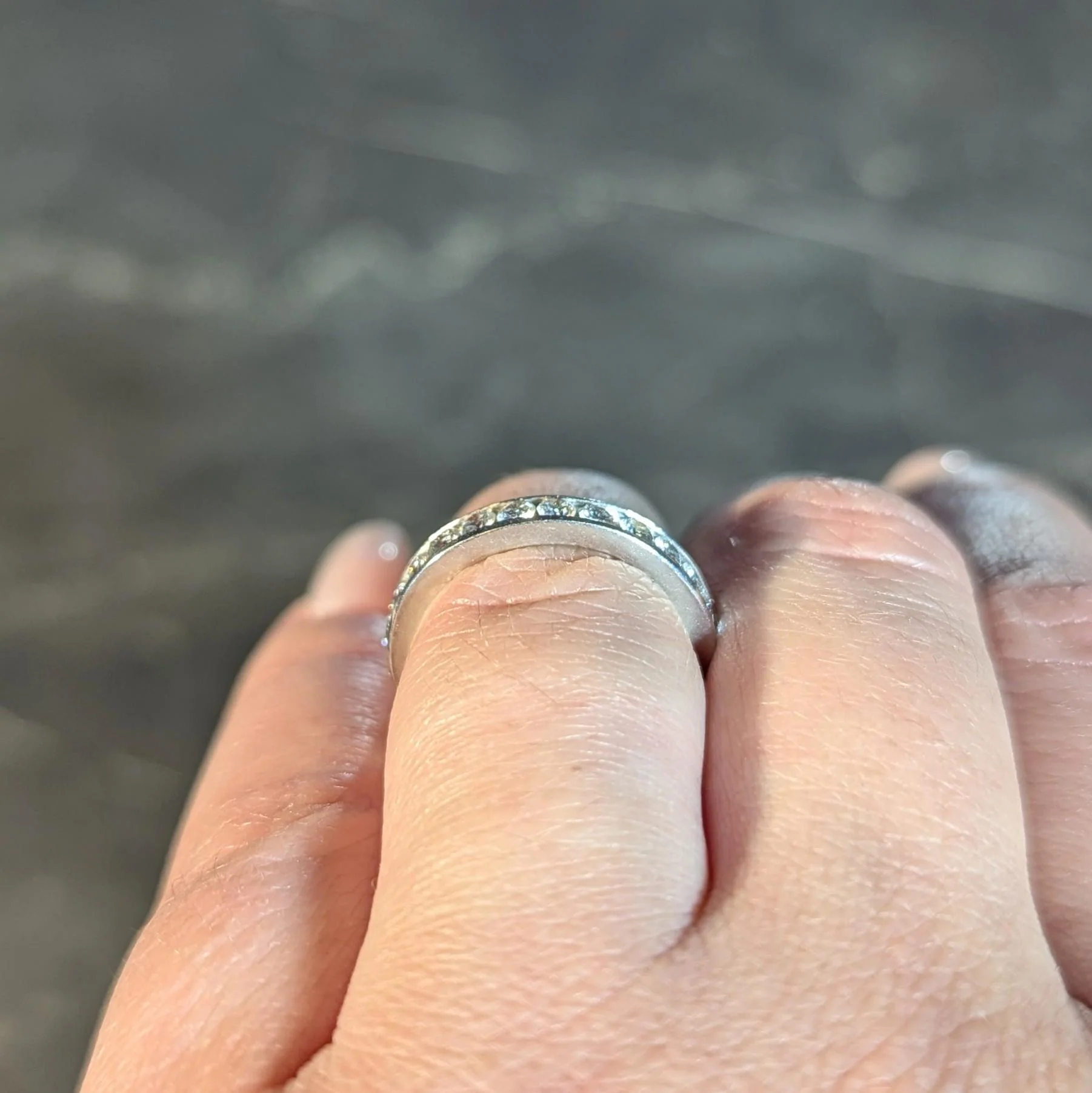 Tiffany & Co. 1.00 CTW Diamond Platinum Eternity Contemporary Wedding Band Ring - Image 10