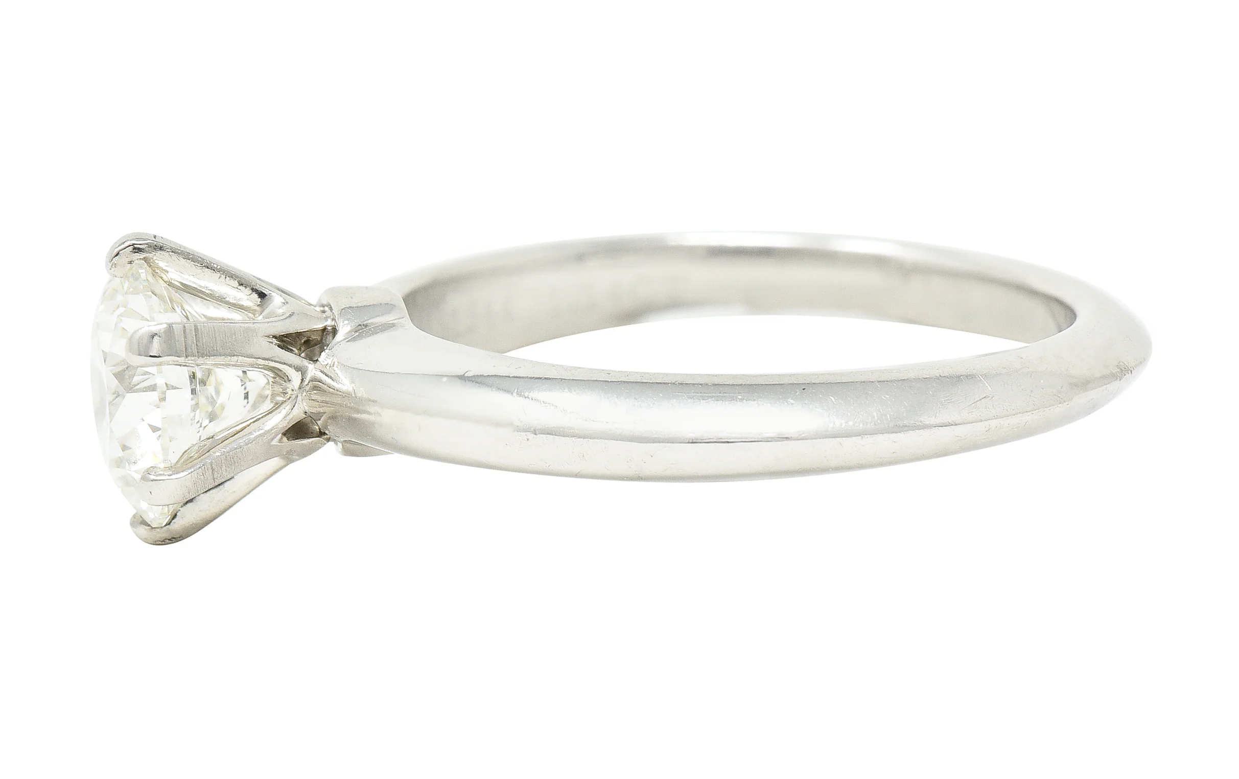 Tiffany & Co. 1.14 CTW Diamond Platinum Solitaire Engagement Ring GIA - Image 5