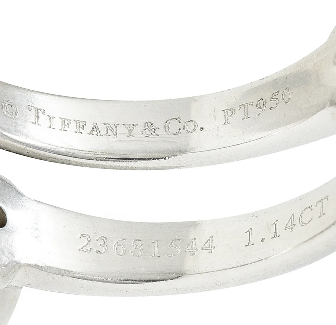 Tiffany & Co. 1.14 CTW Diamond Platinum Solitaire Engagement Ring GIA - Image 7