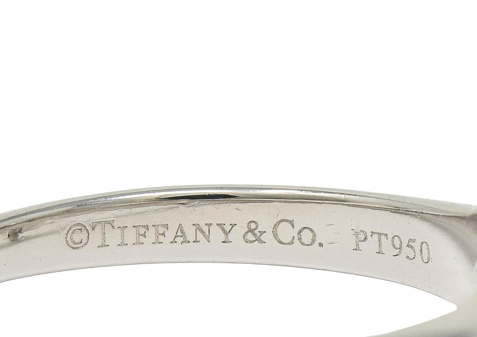 Tiffany & Co. 1.29 CTW Diamond Platinum Contemporary Solitaire Engagement Ring - Image 7