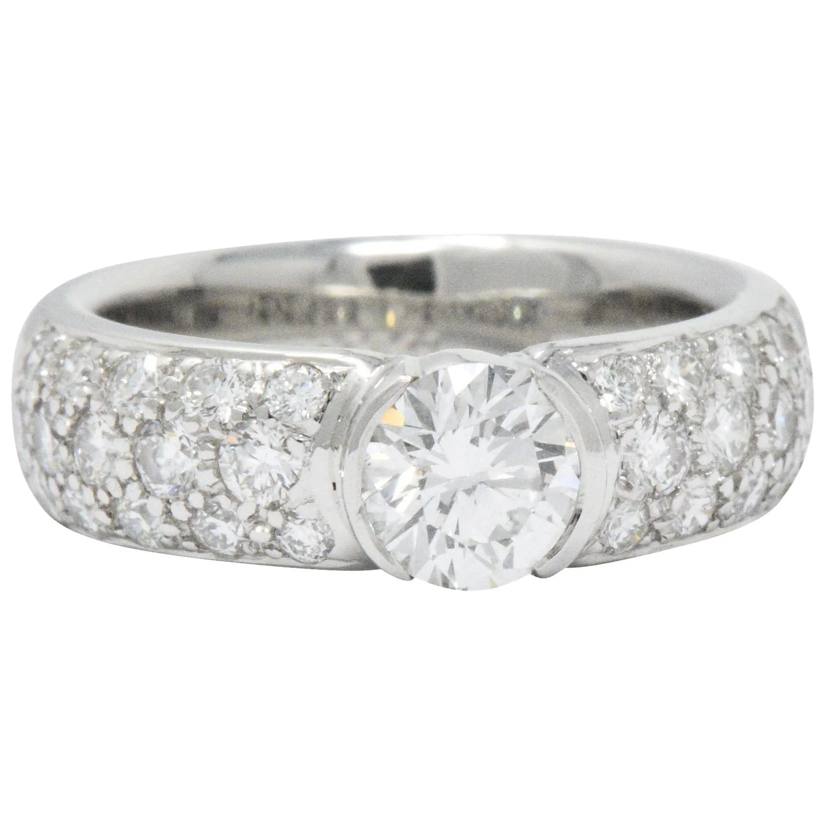 Tiffany & Co. 1.48 CTW Diamond And Platinum Engagement Ring GIA