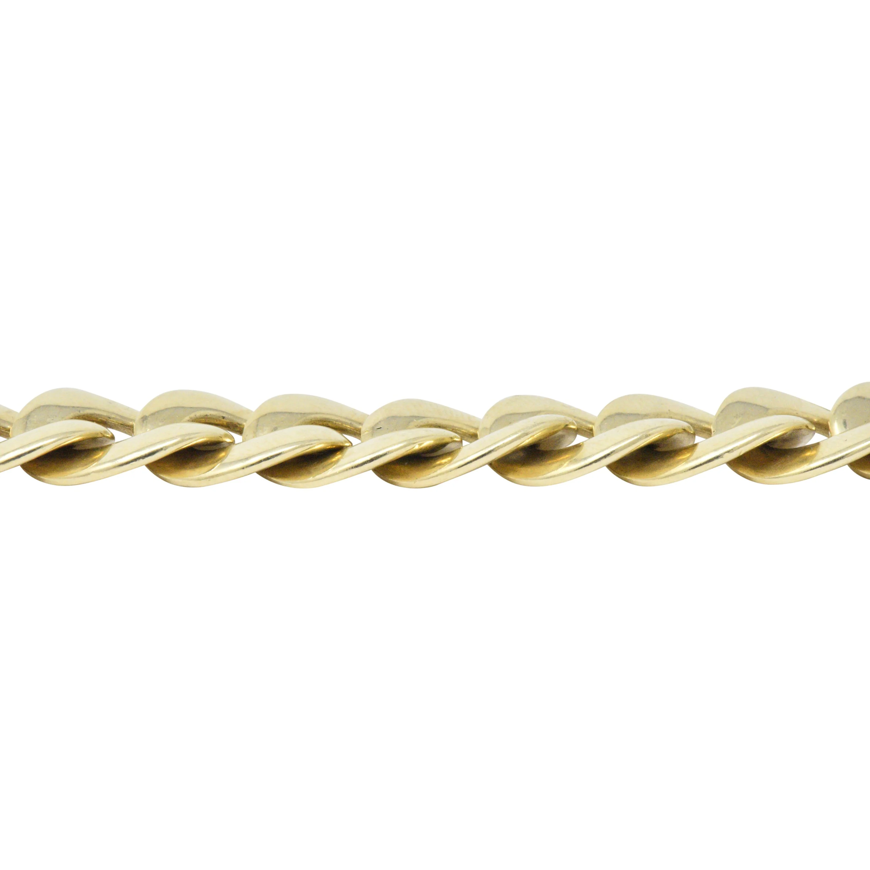 Tiffany & Co. 14 Karat Gold 24 Inch Curbed Chain Necklace - Image 5