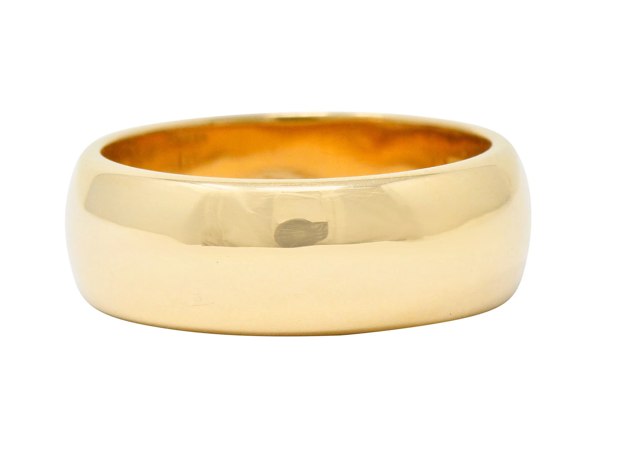 Tiffany & Co. 14 Karat Gold Unisex Vintage Wedding Band Ring - Image 4