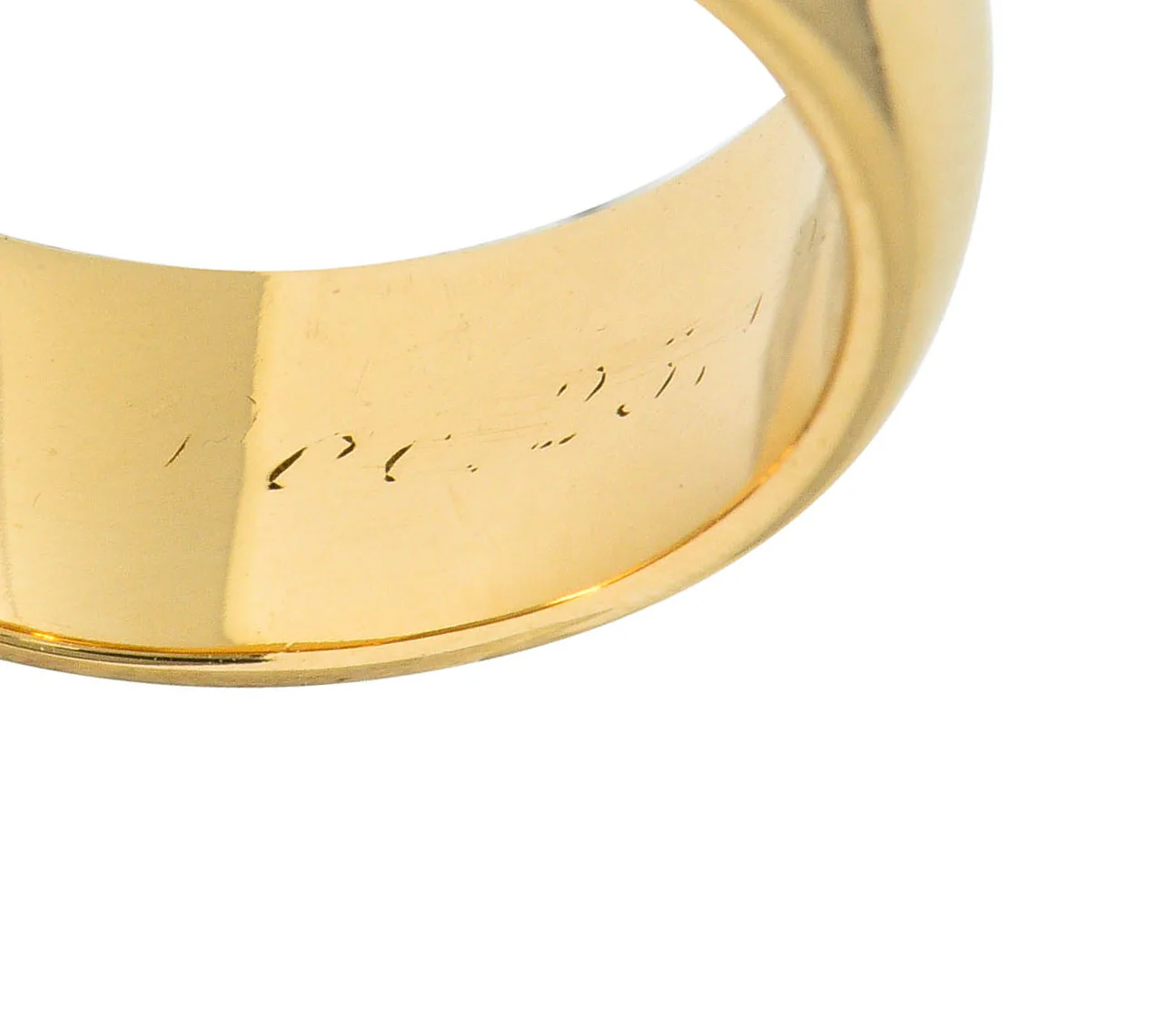 Tiffany & Co. 14 Karat Gold Unisex Vintage Wedding Band Ring - Image 7