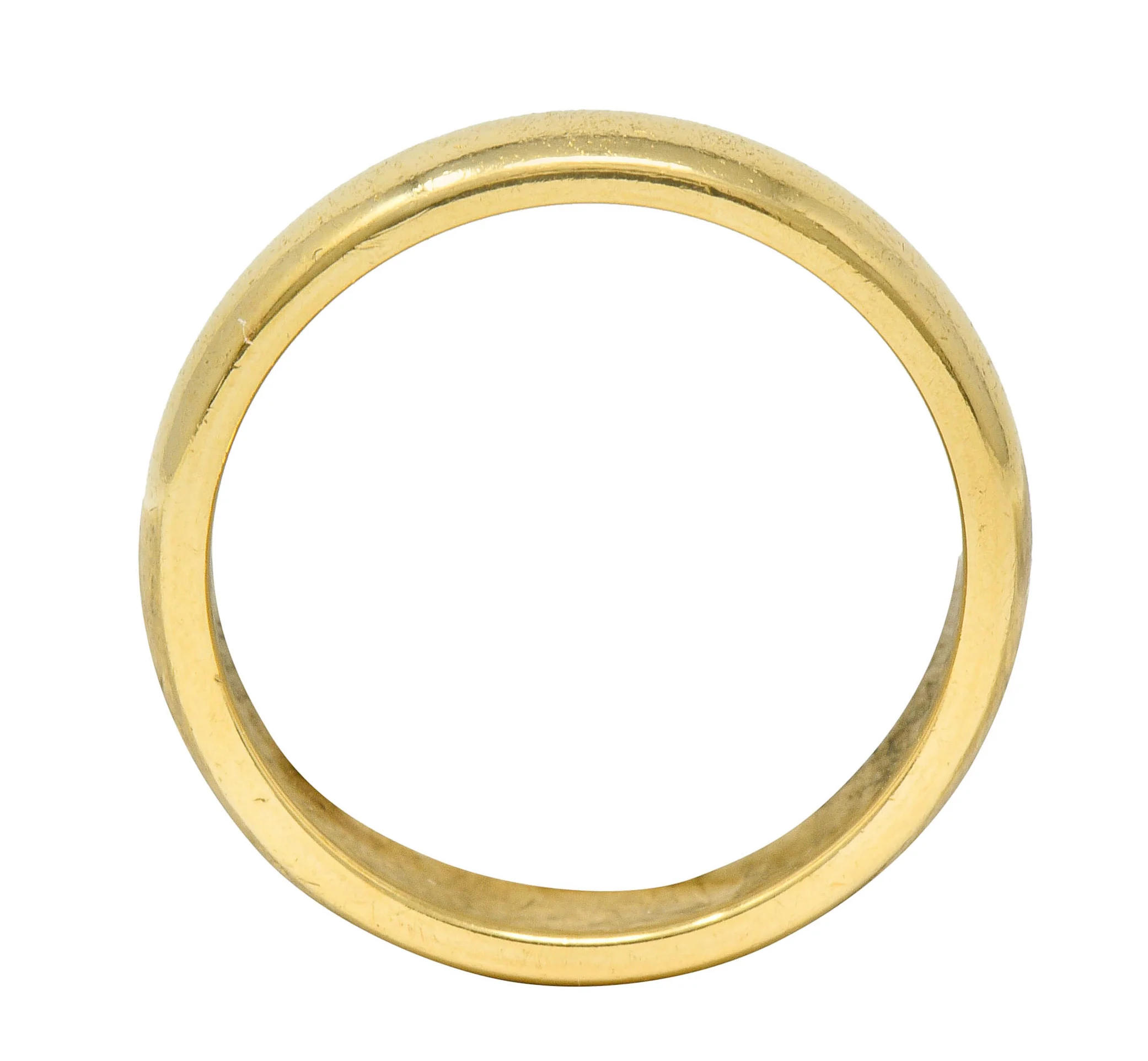 Tiffany & Co. 18 Karat Gold 4.5 MM Men's Wedding Band Ring - Image 4
