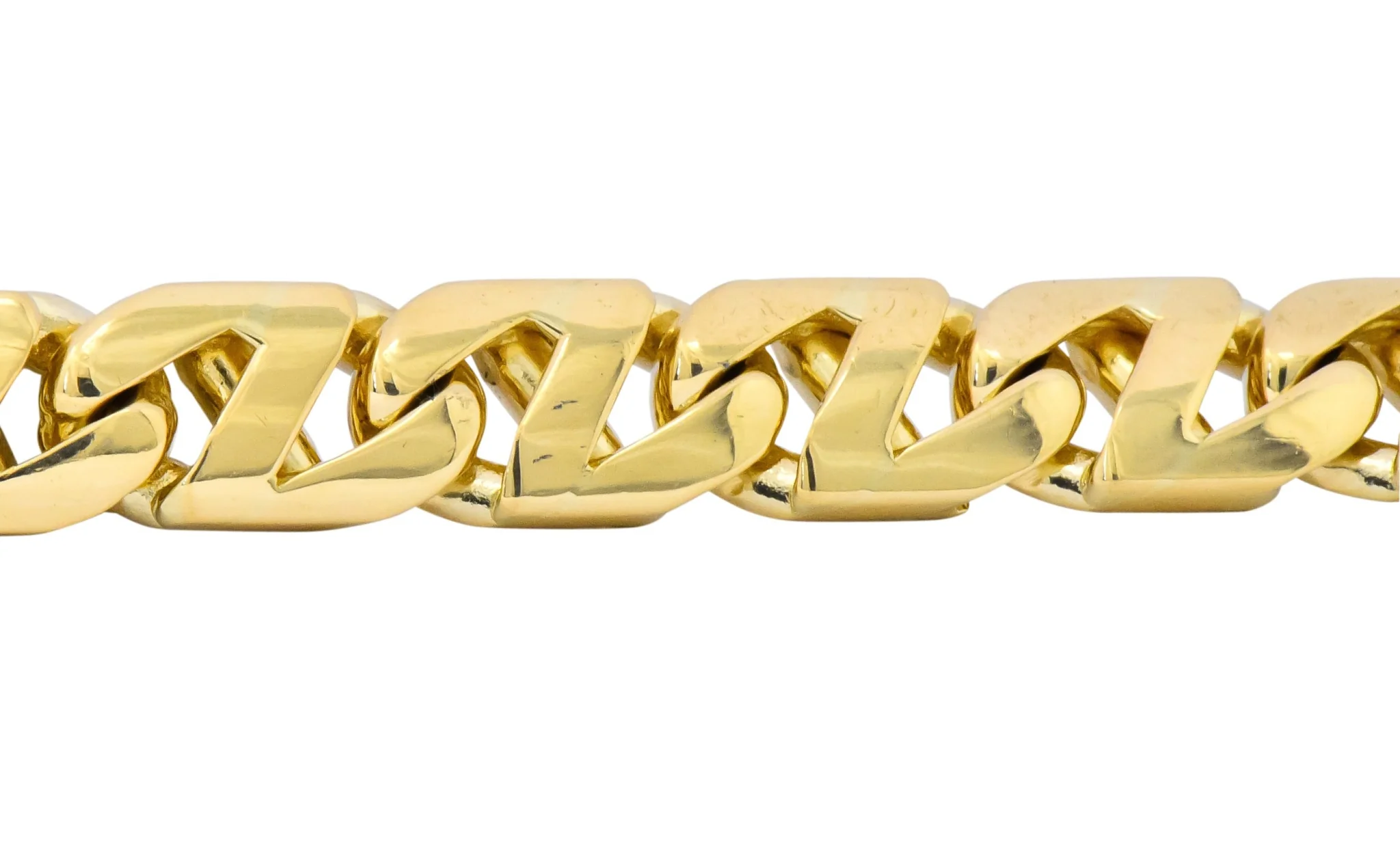 Tiffany & Co. 18 Karat Gold Italian Mariner Unisex Link Bracelet - Image 3