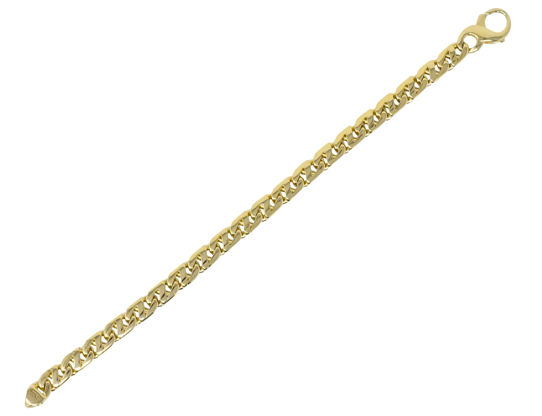 Tiffany & Co. 18 Karat Gold Italian Mariner Unisex Link Bracelet - Image 5