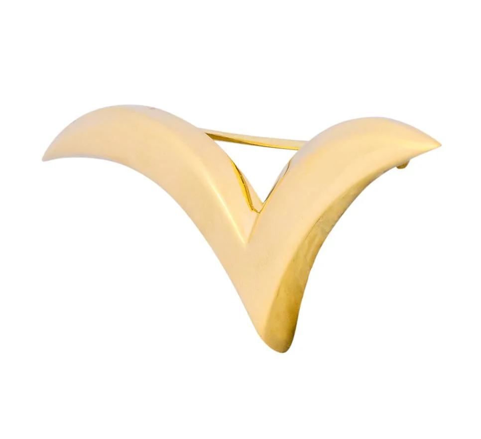 Tiffany & Co. 18 Karat Gold Seagull Brooch - Image 2