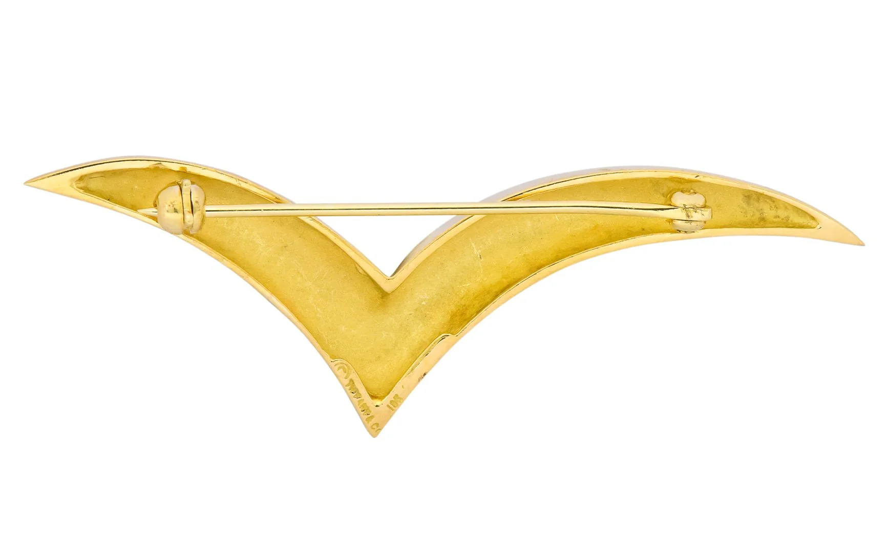 Tiffany & Co. 18 Karat Gold Seagull Brooch - Image 5