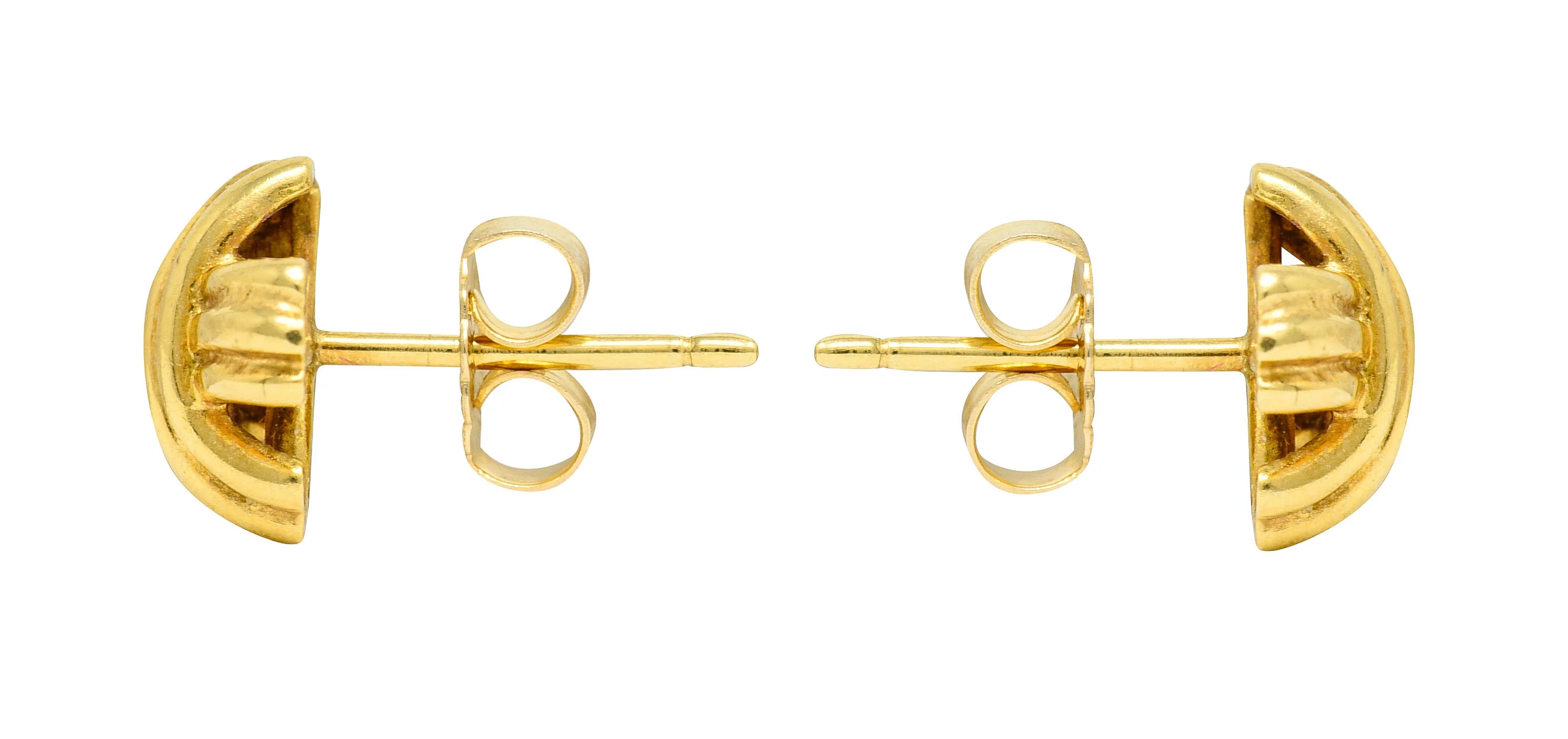 Tiffany & Co. 18 Karat Gold Signature X Stud Earrings - Image 2