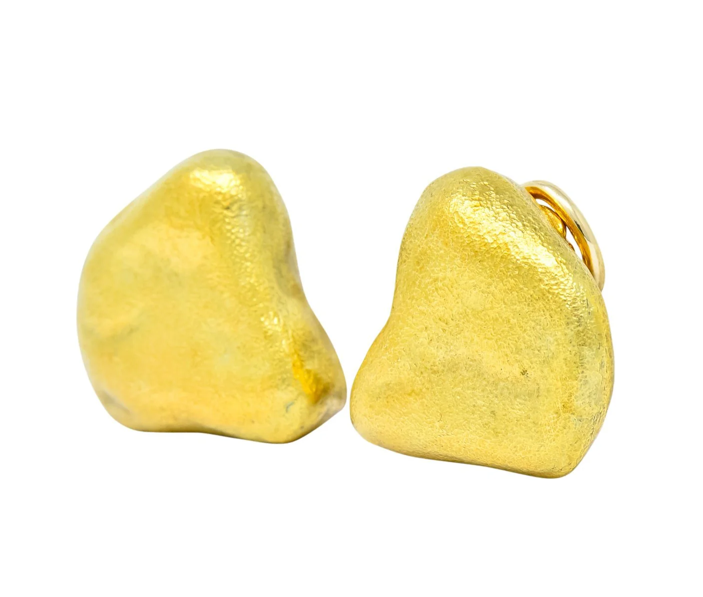 Tiffany & Co. 18 Karat Yellow Gold Contemporary Ear-Clip Earrings - Image 2