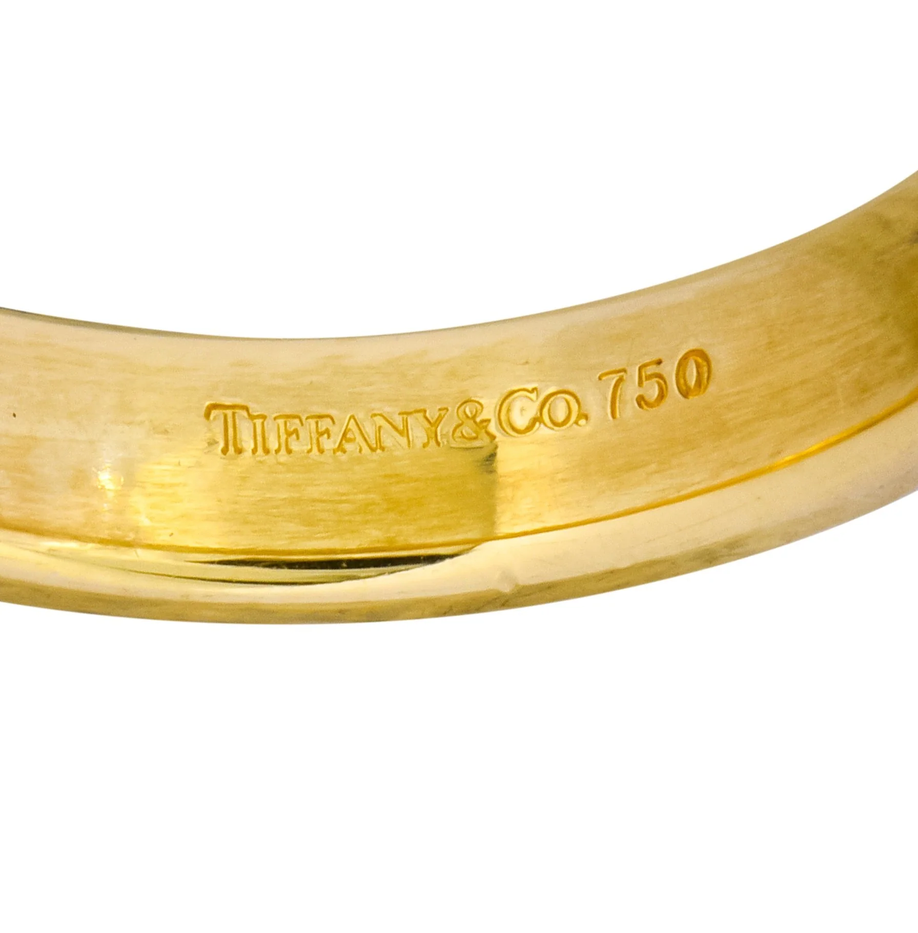 Tiffany & Co. 18 Karat Yellow Gold Contemporary Wedding Band Ring - Image 5