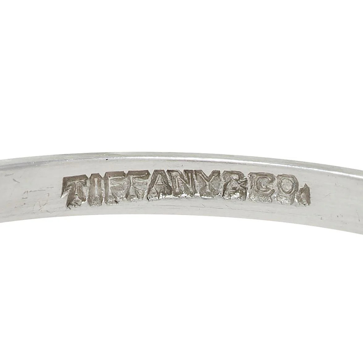 Tiffany & Co. 1923 Art Deco Platinum Antique Wedding Band Ring - Image 6