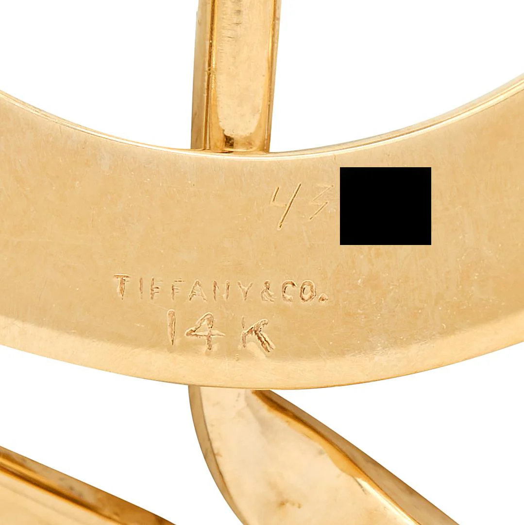 Tiffany & Co. 1940's 14 Karat Yellow Gold Vintage Unisex Golf Club Money Clip - Image 5