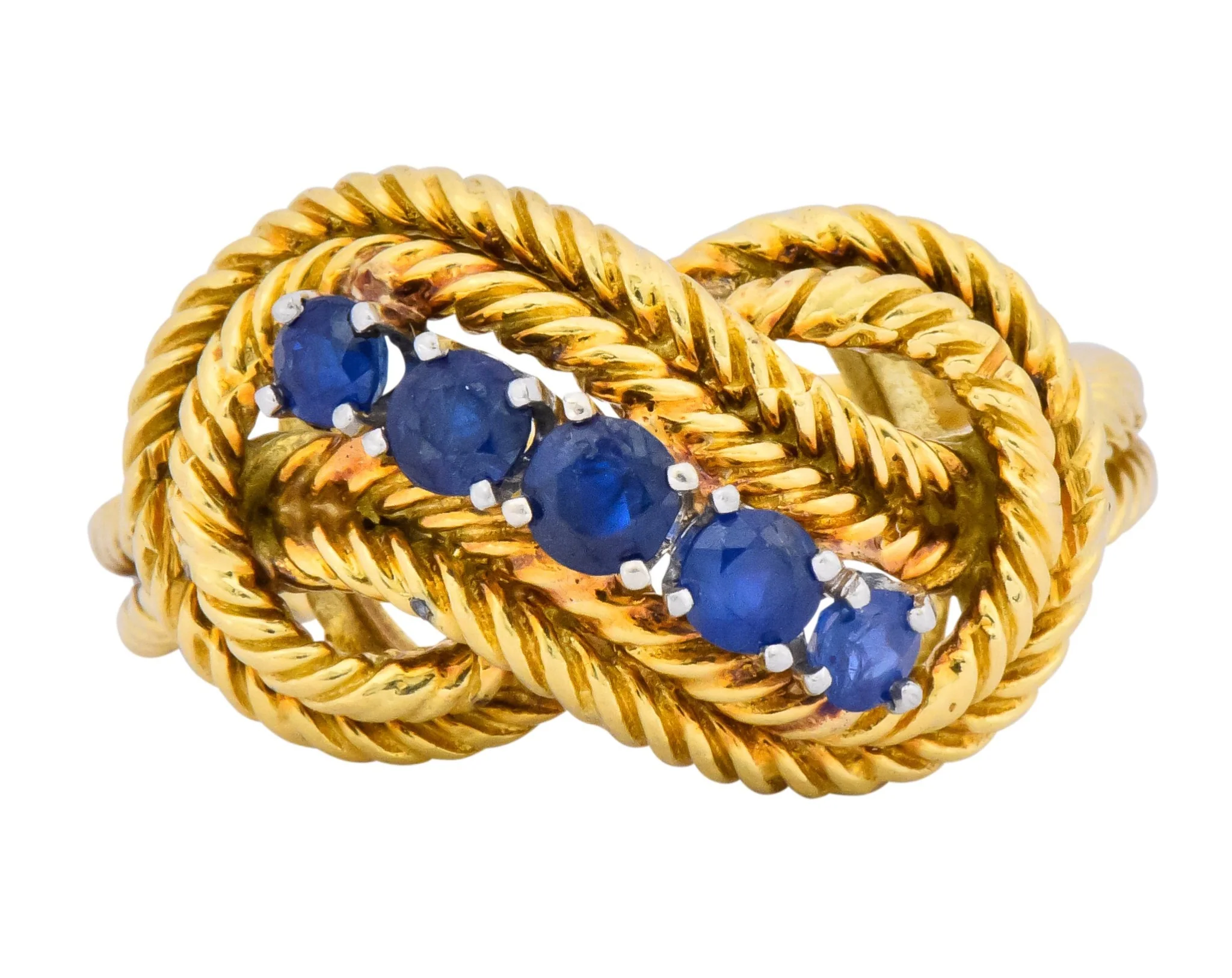 Tiffany & Co. 1960’s 0.55 CTW Sapphire 18 Karat Gold Ring