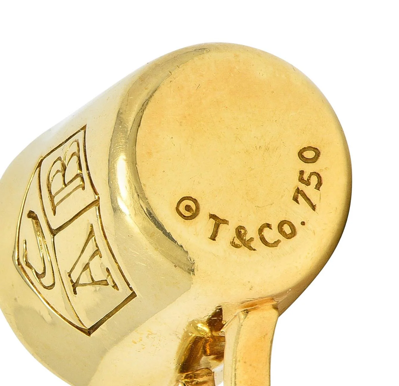 Tiffany & Co. 1990's 18 Karat Yellow Gold Vintage Baby Cup Charm - Image 4