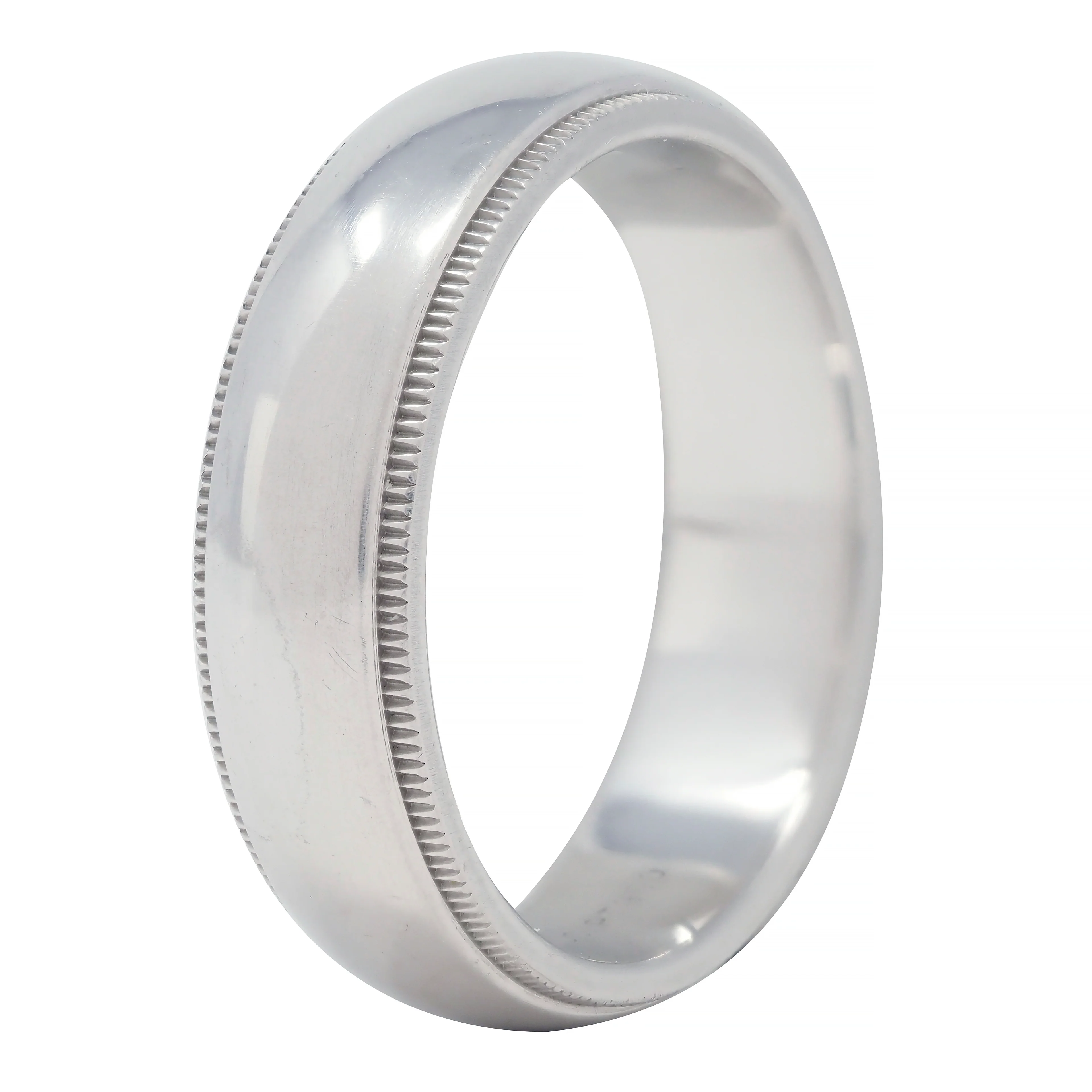 Tiffany & Co. 1990's Platinum Unisex Vintage Men's Wedding Band Ring - Image 8