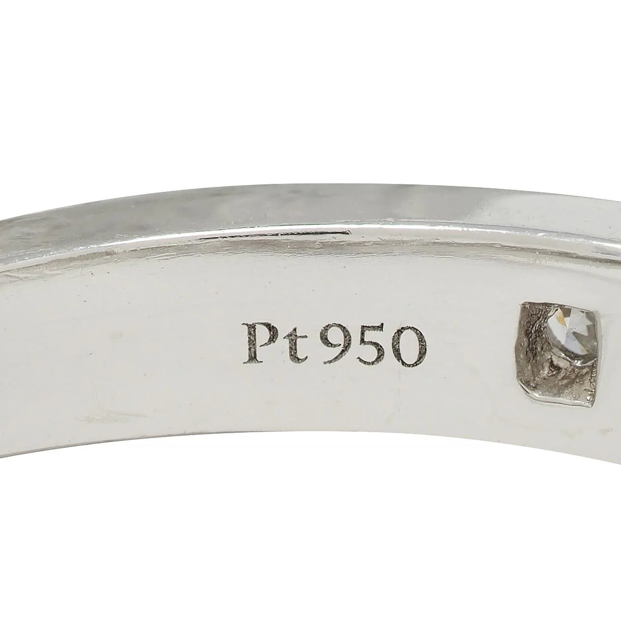 Tiffany & Co. 2000s 0.66 CTW Diamond Platinum Channel Wedding Band Ring - Image 9