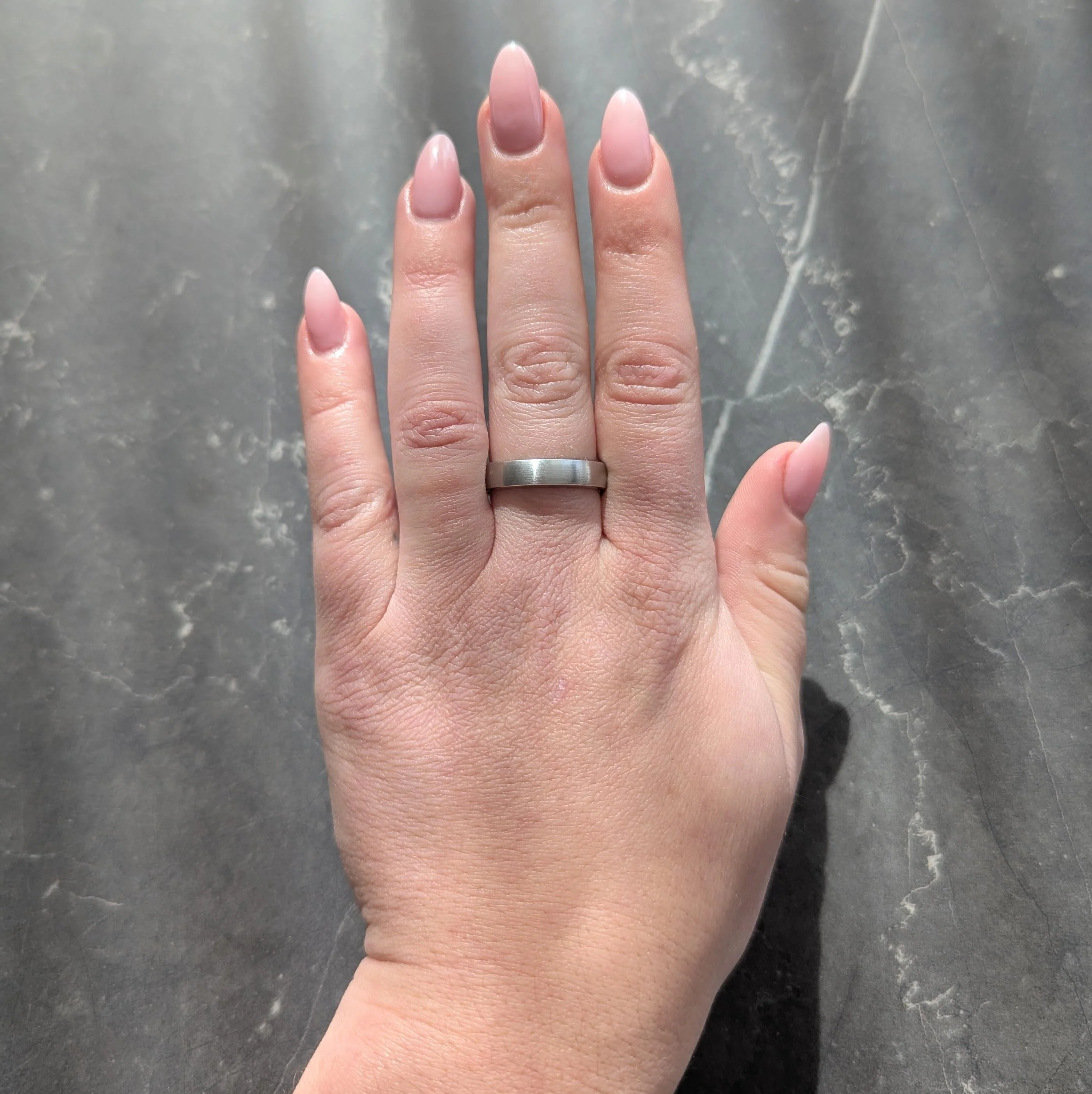 Tiffany & Co. 2000's Platinum Wedding Band Ring - Image 2