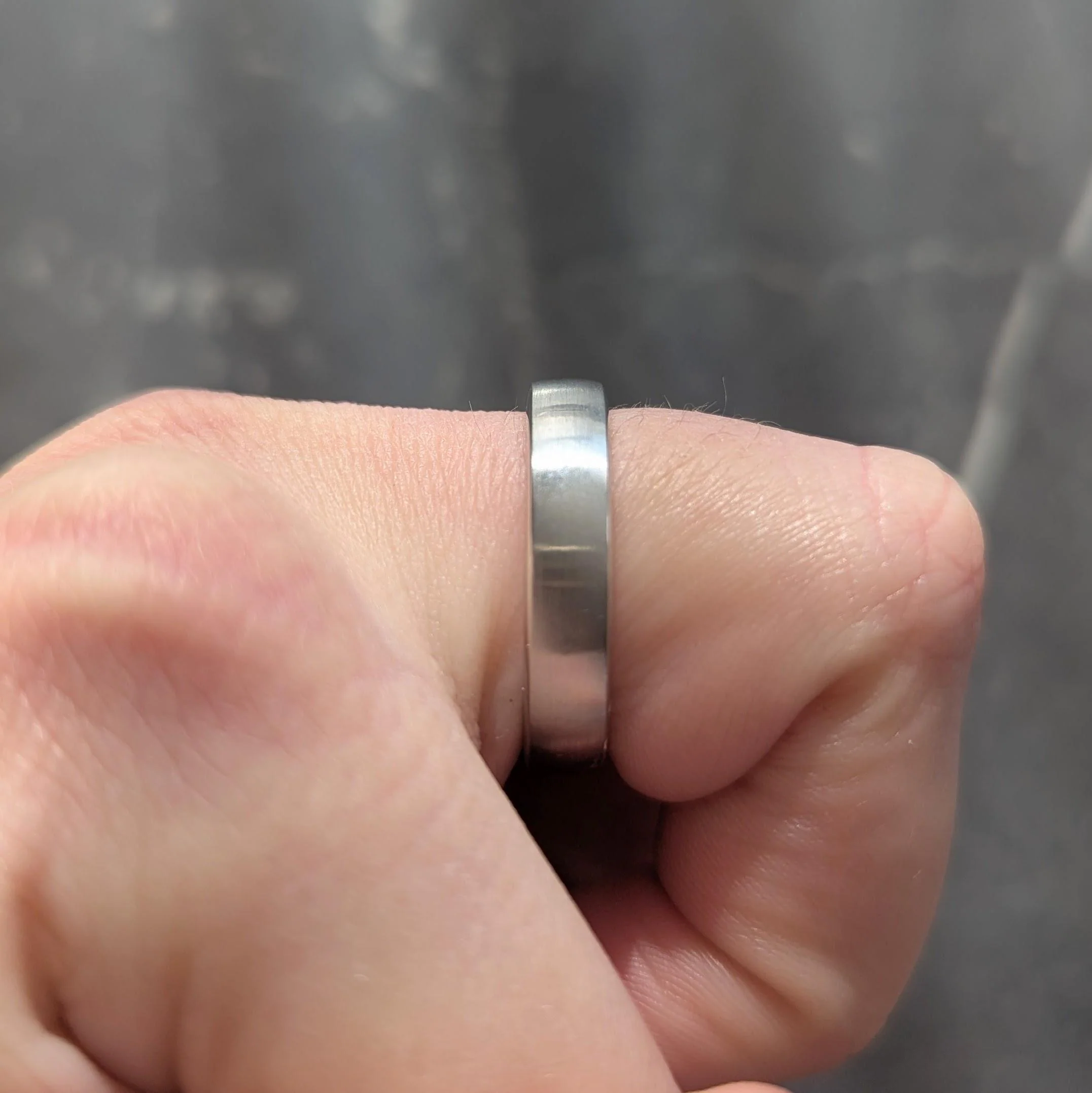 Tiffany & Co. 2000's Platinum Wedding Band Ring - Image 8