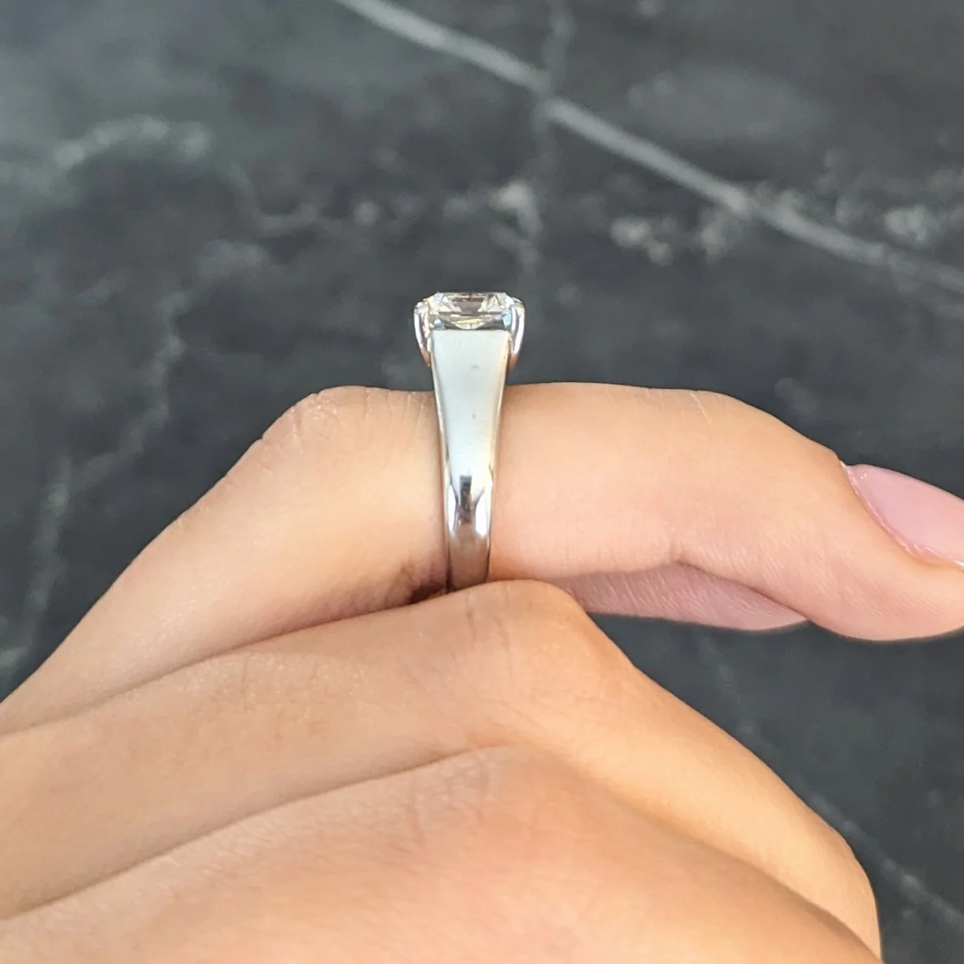 Tiffany & Co. 3.06 CTW Lucida Cut Diamond Platinum Solitaire Vintage Engagement Ring GIA - Image 15