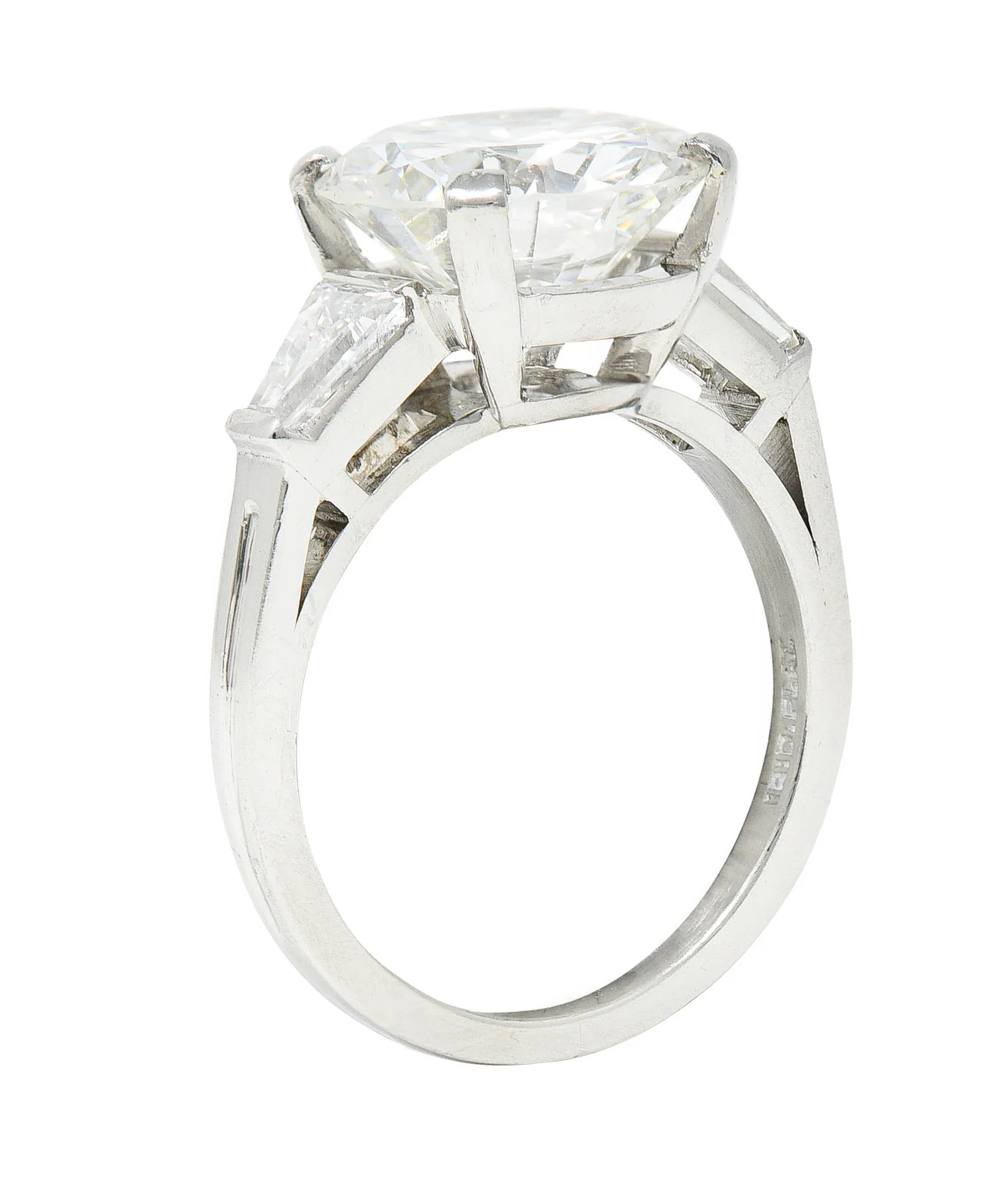 Tiffany & Co. 3.94 CTW Round Brilliant Diamond Platinum Engagement Ring GIA - Image 2
