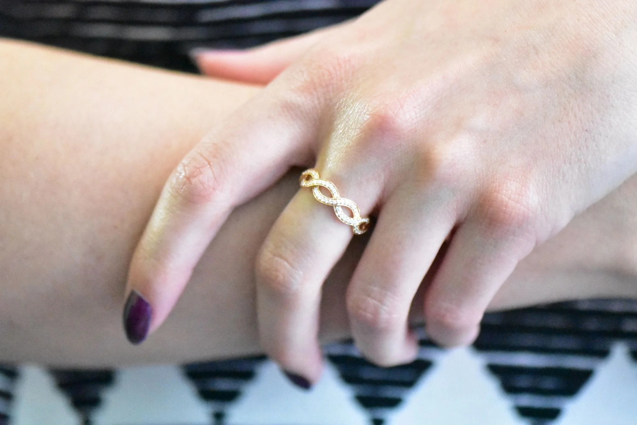 Tiffany & Co. .55CTW Diamond & 14K Rose Gold Eternity Band Ring - Image 6
