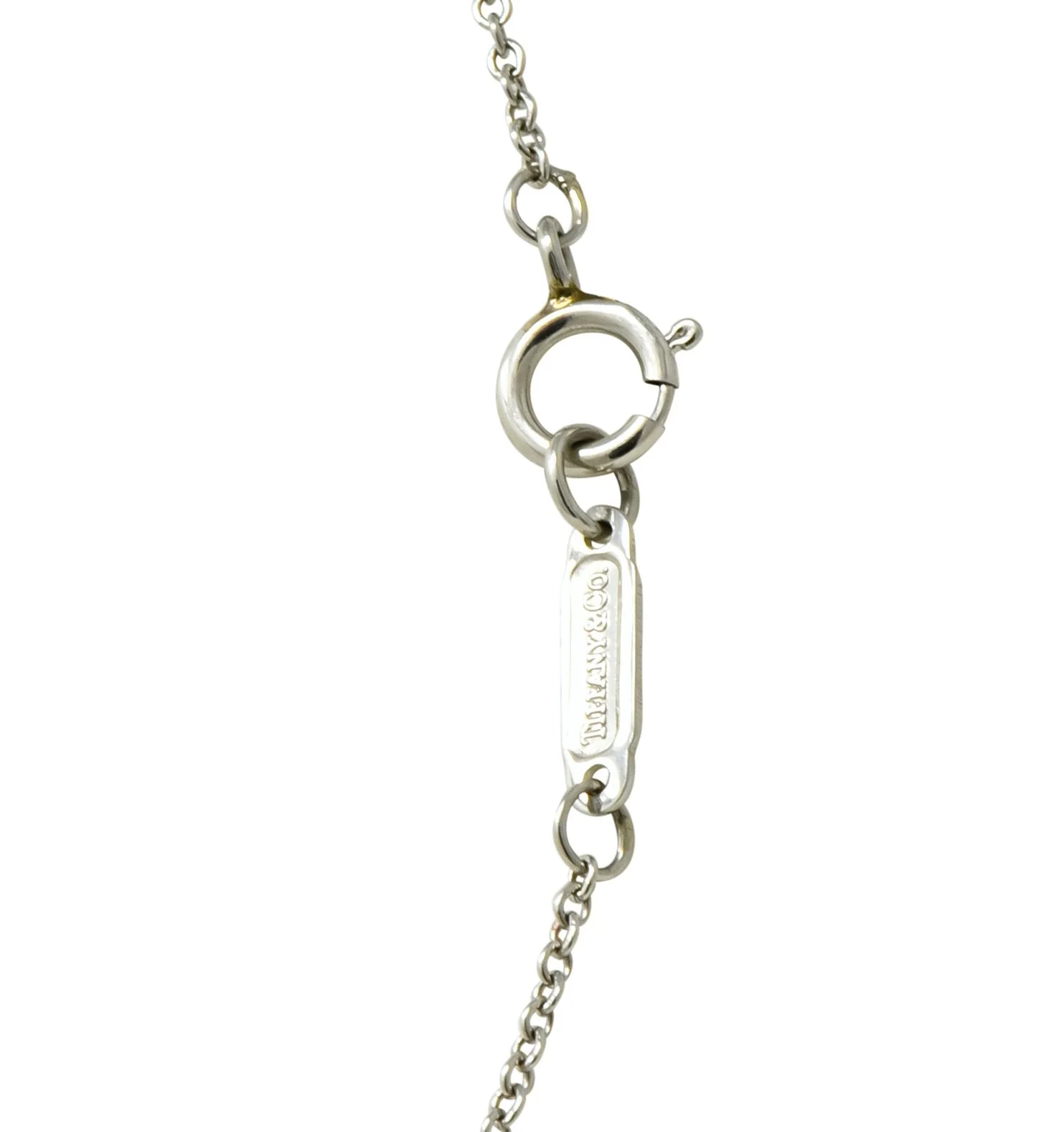 Tiffany & Co. Contemporary 0.95 CTW Sapphire Platinum Star Drop Necklace - Image 6