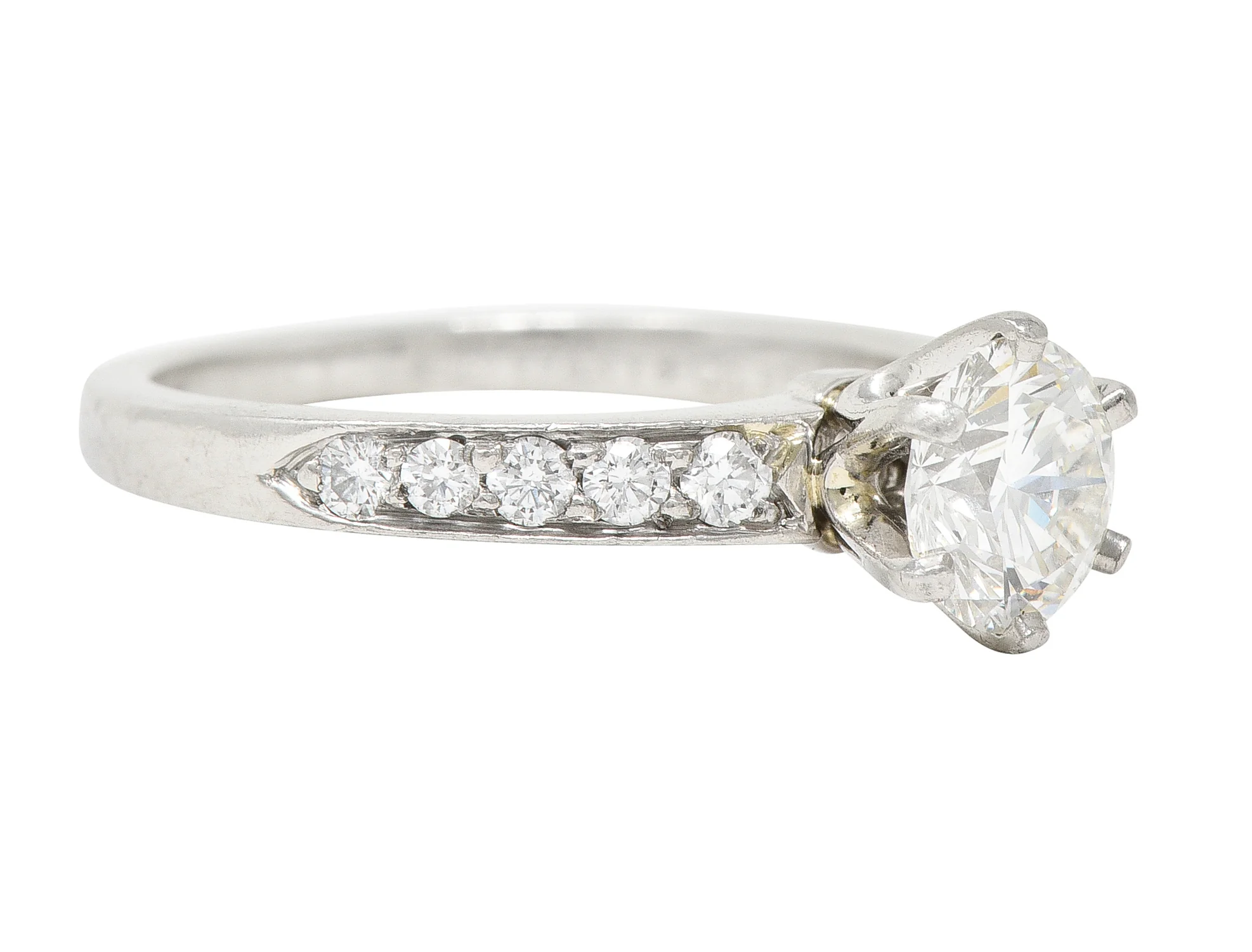 Tiffany & Co. Contemporary 1.33 CTW Diamond Platinum Engagement Ring - Image 3
