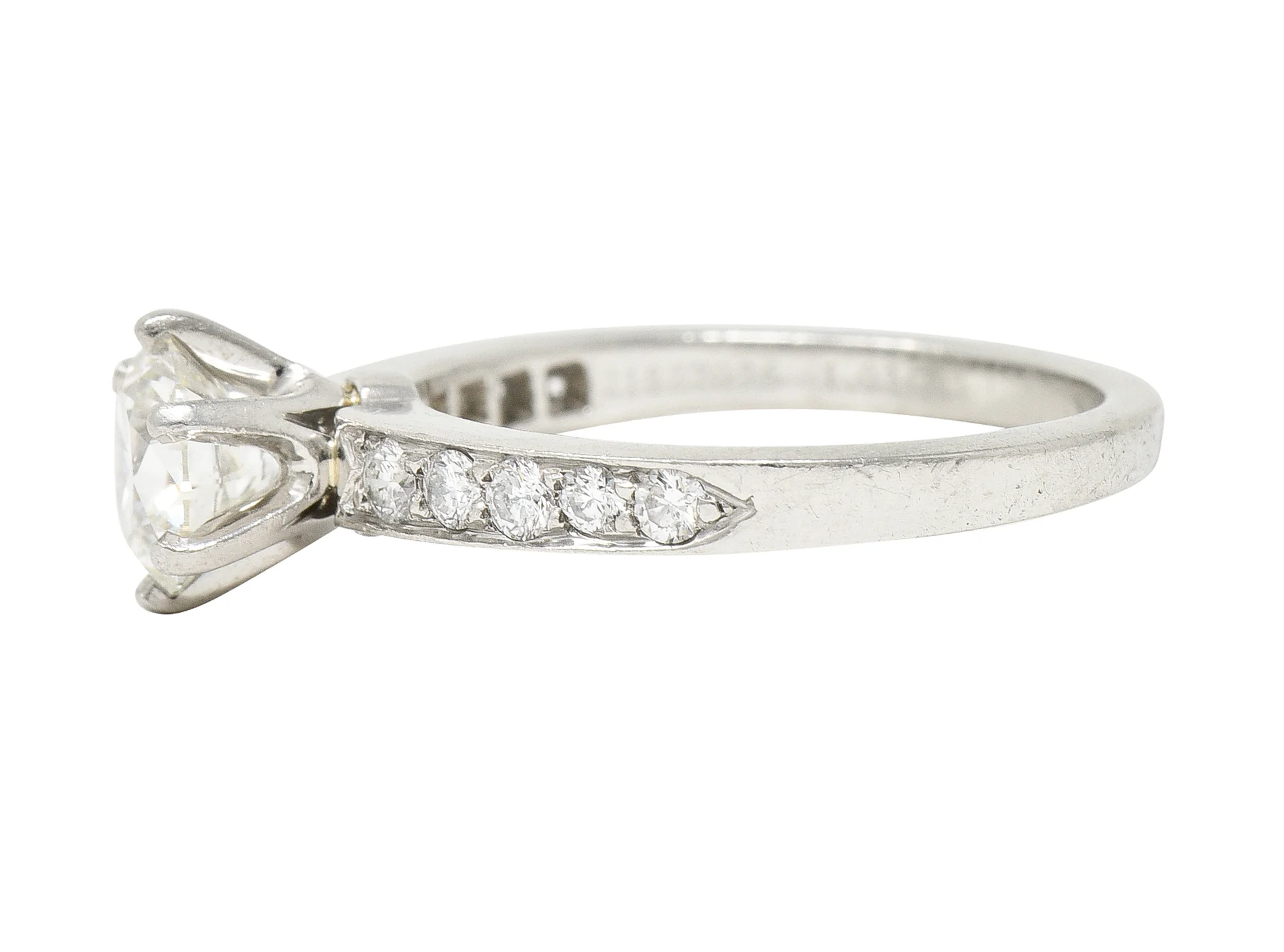 Tiffany & Co. Contemporary 1.33 CTW Diamond Platinum Engagement Ring - Image 6