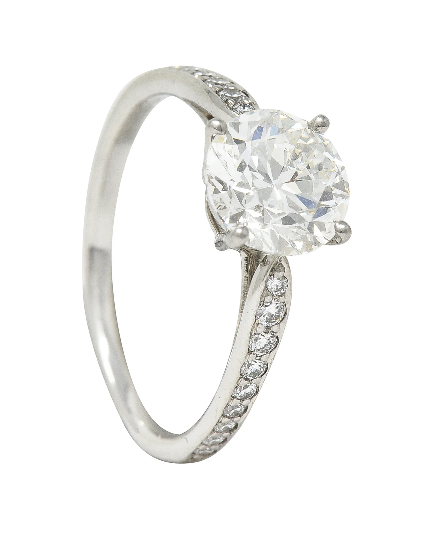 Tiffany & Co. Contemporary 2.02 CTW Diamond Platinum Harmony Engagement Ring - Image 12
