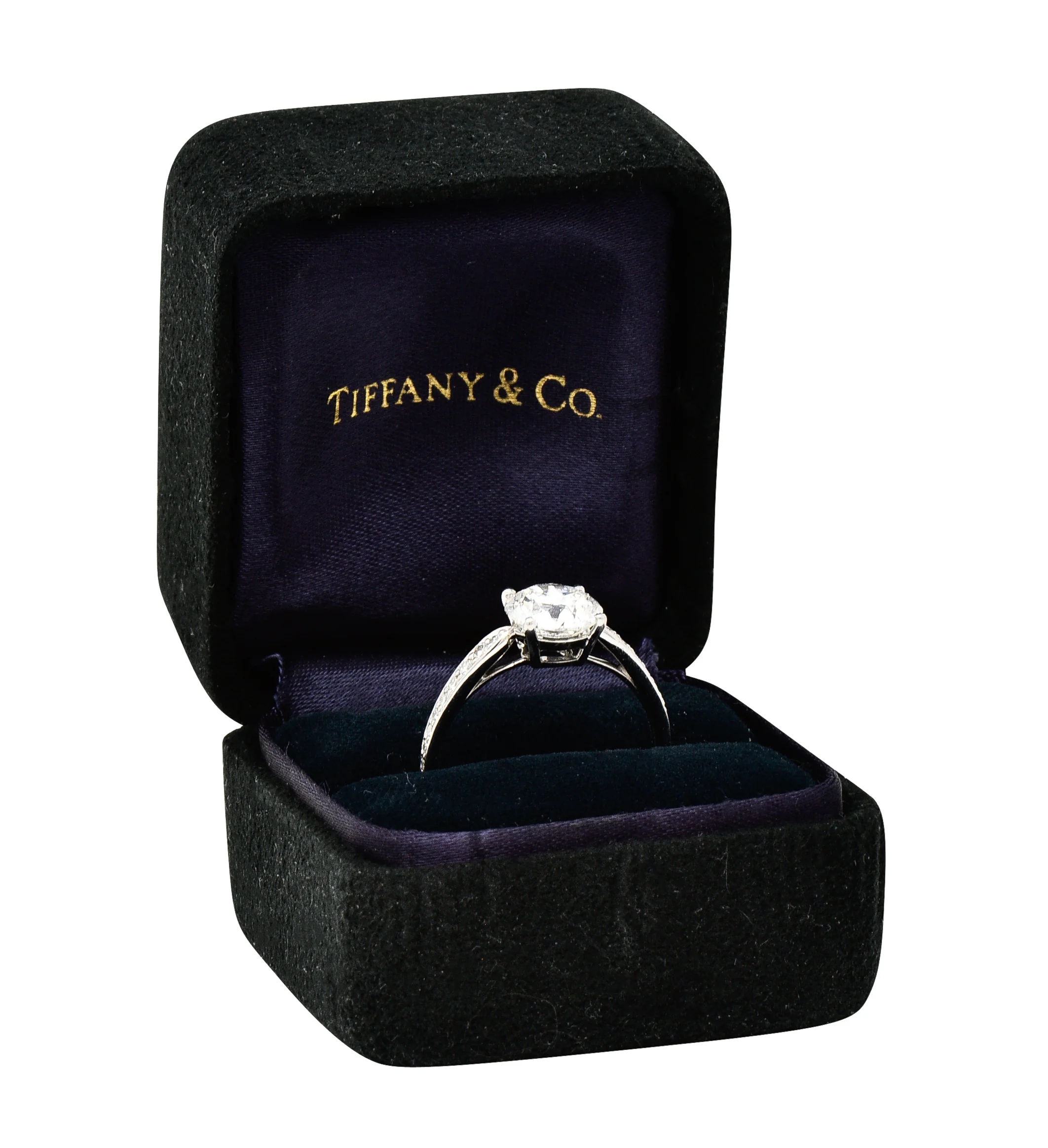 Tiffany & Co. Contemporary 2.02 CTW Diamond Platinum Harmony Engagement Ring - Image 2