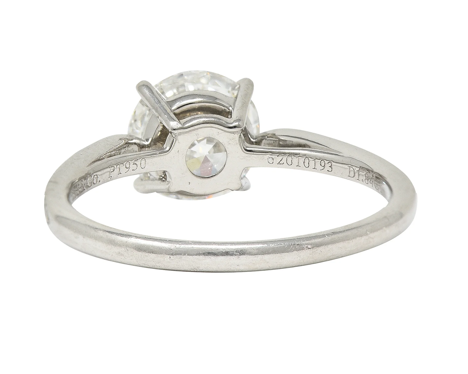 Tiffany & Co. Contemporary 2.02 CTW Diamond Platinum Harmony Engagement Ring - Image 5