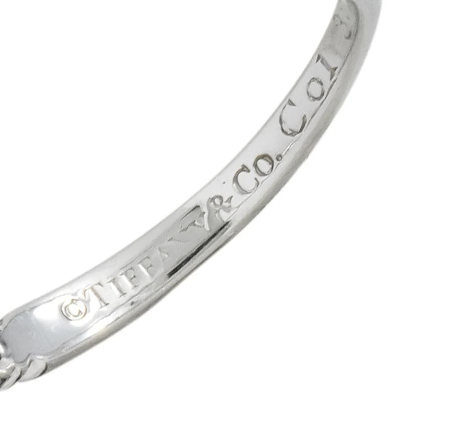 Tiffany & Co. Contemporary Diamond Platinum Band Ring - Image 7