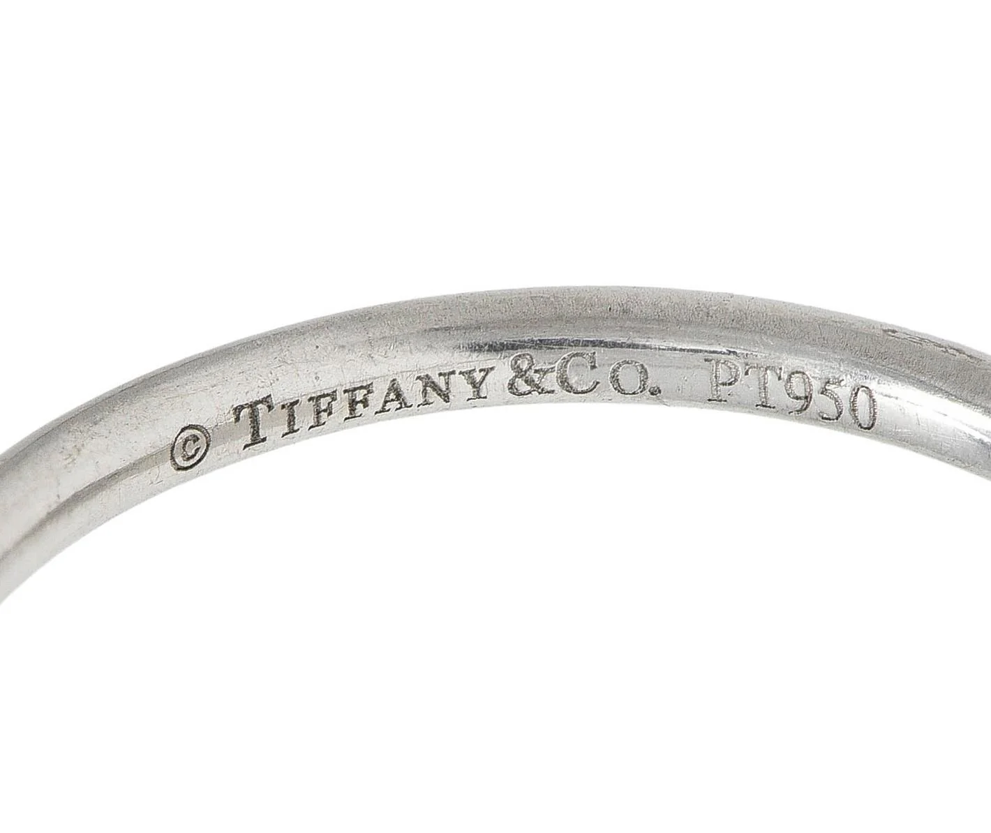 Tiffany & Co. Contemporary Diamond Platinum Bezel Set Bezet Solitaire Ring - Image 8