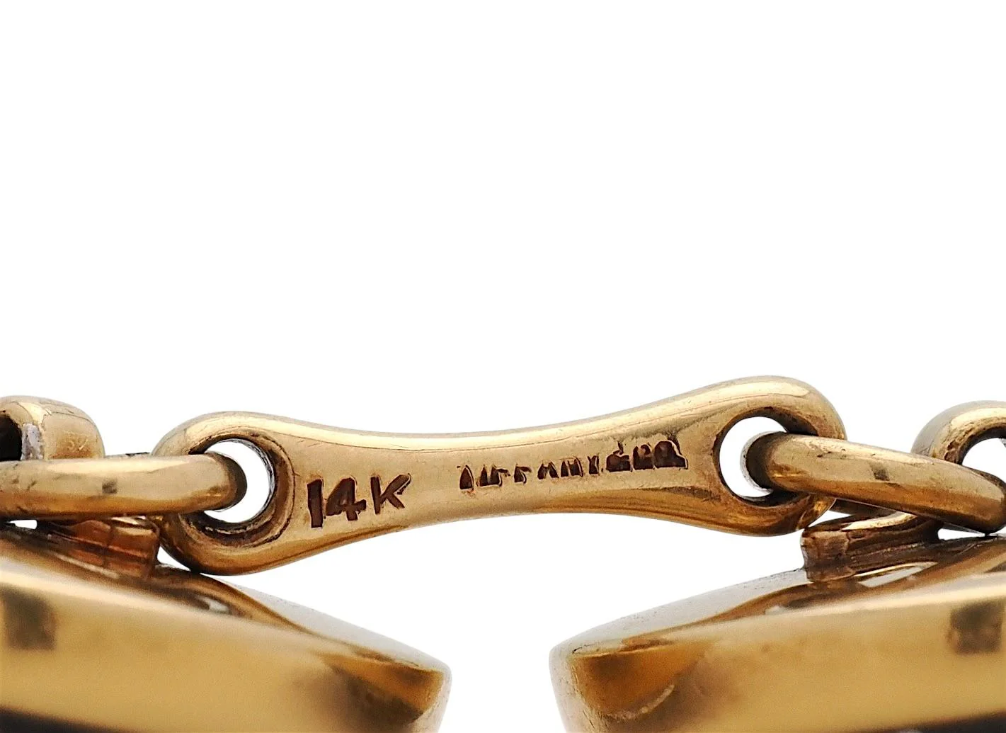 Tiffany & Co. Edwardian Essex Crystal Quartz 14 Karat Yellow Gold Antique Horse Equestrian Cufflinks - Image 4