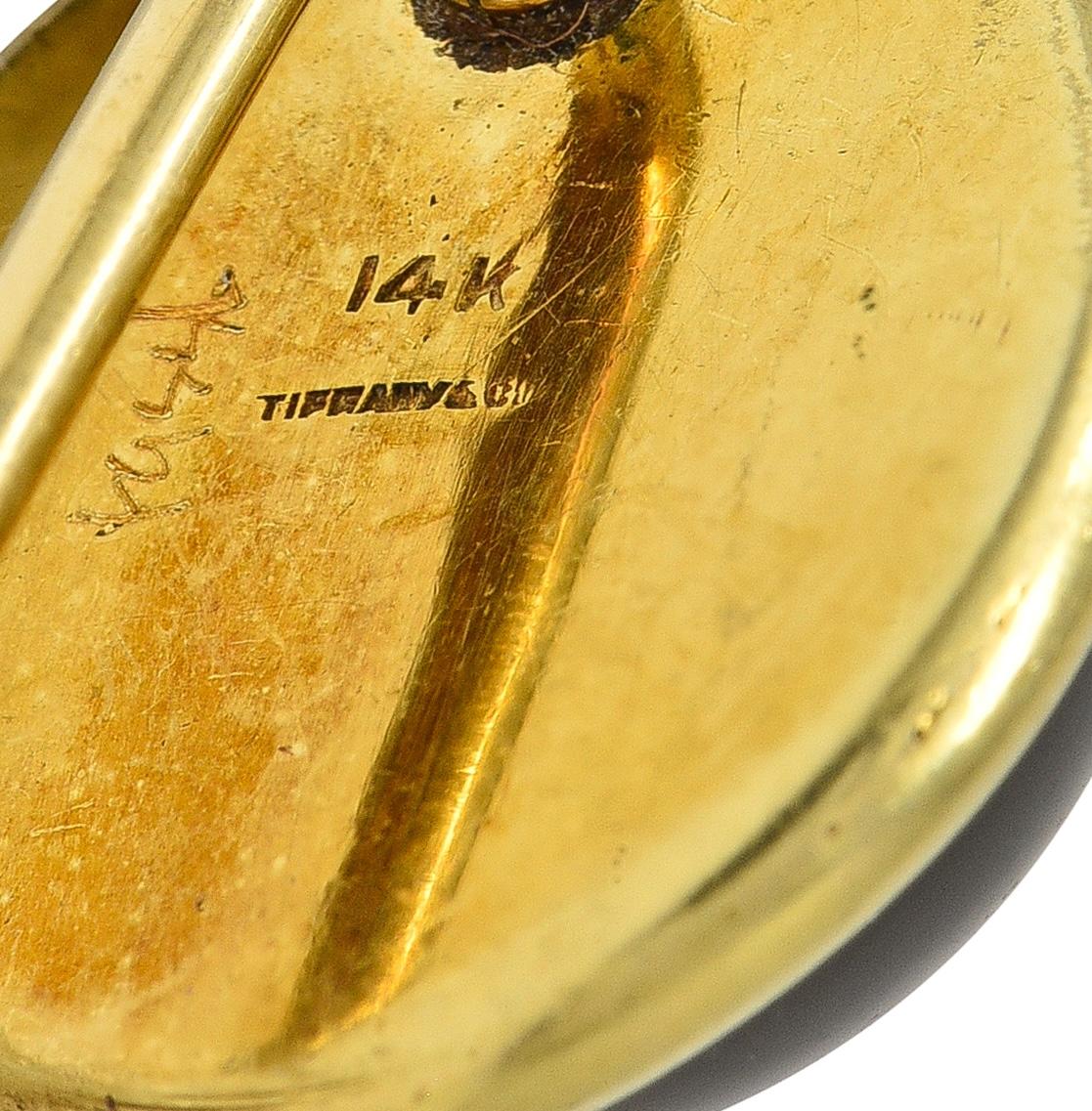 Tiffany & Co. Edwardian Essex Crystal Quartz 14 Karat Yellow Gold Antique Pekingese Dog Stickpin - Image 6