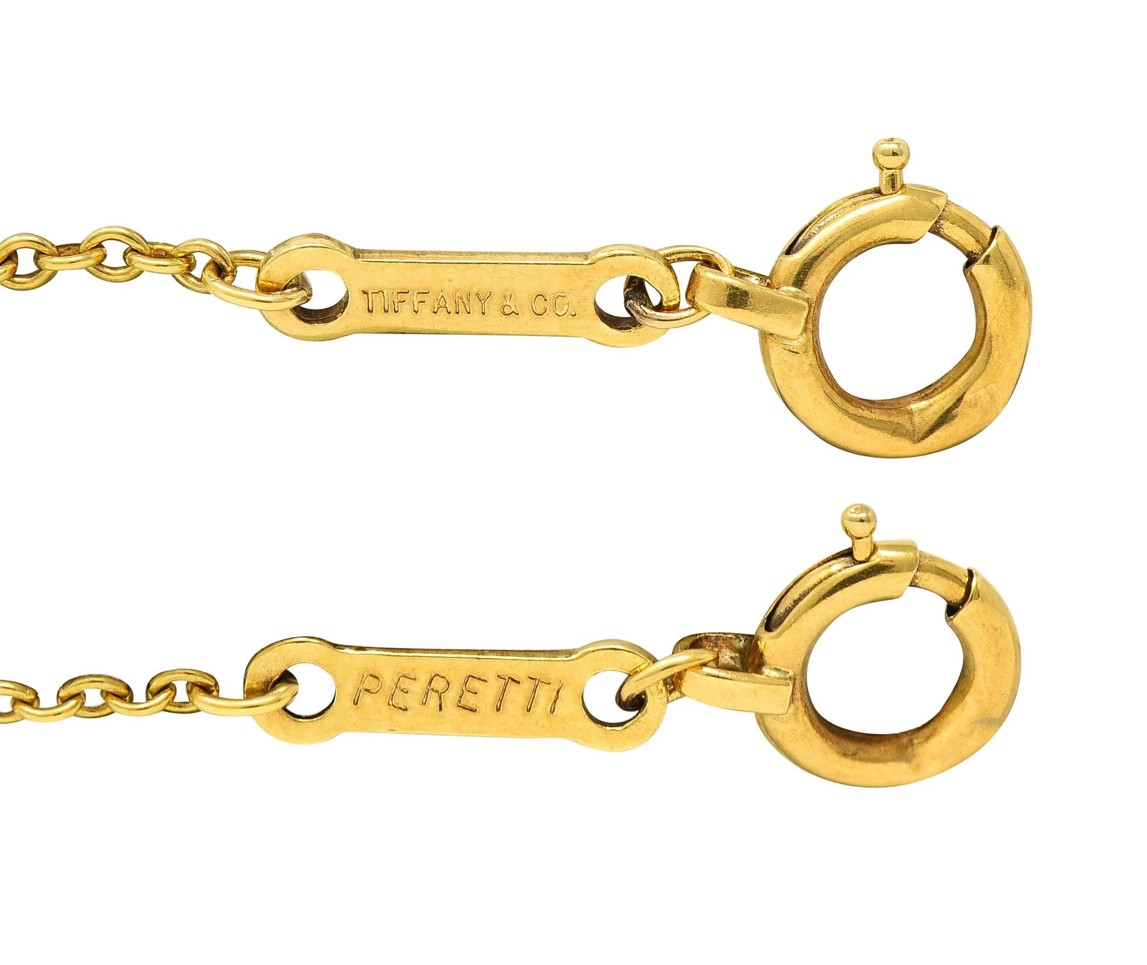 Tiffany & Co. Elsa Peretti 1979 18 Karat Yellow Gold Vintage Snake Chinese Zodiac Pendant Necklace - Image 7