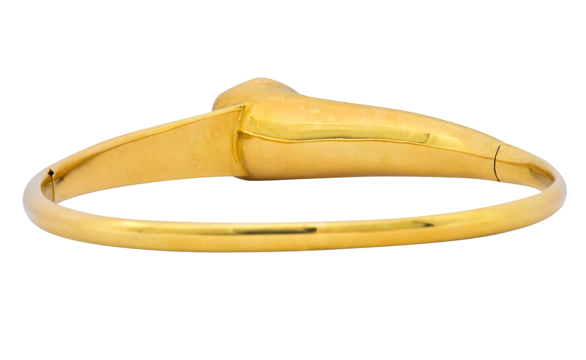 Tiffany & Co. Elsa Peretti Lapis Lazuli 18 Karat Gold Bangle Bracelet - Image 5
