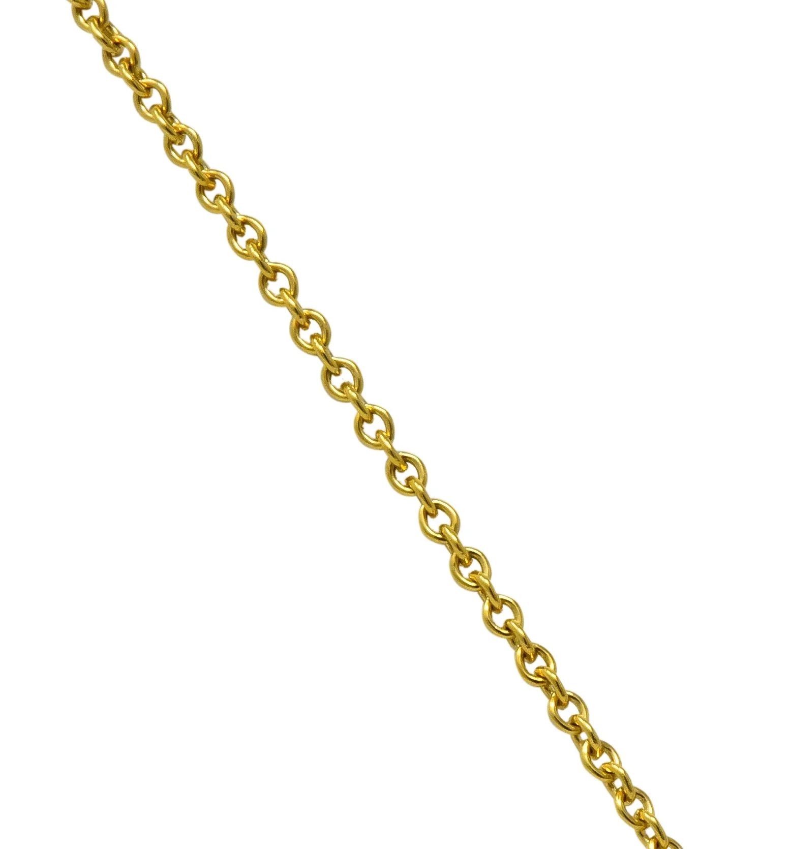 Tiffany & Co. Elsa Peretti Spain Black Jade 18 Karat Gold Bottle Round Bottle Pendant Necklace - Image 5