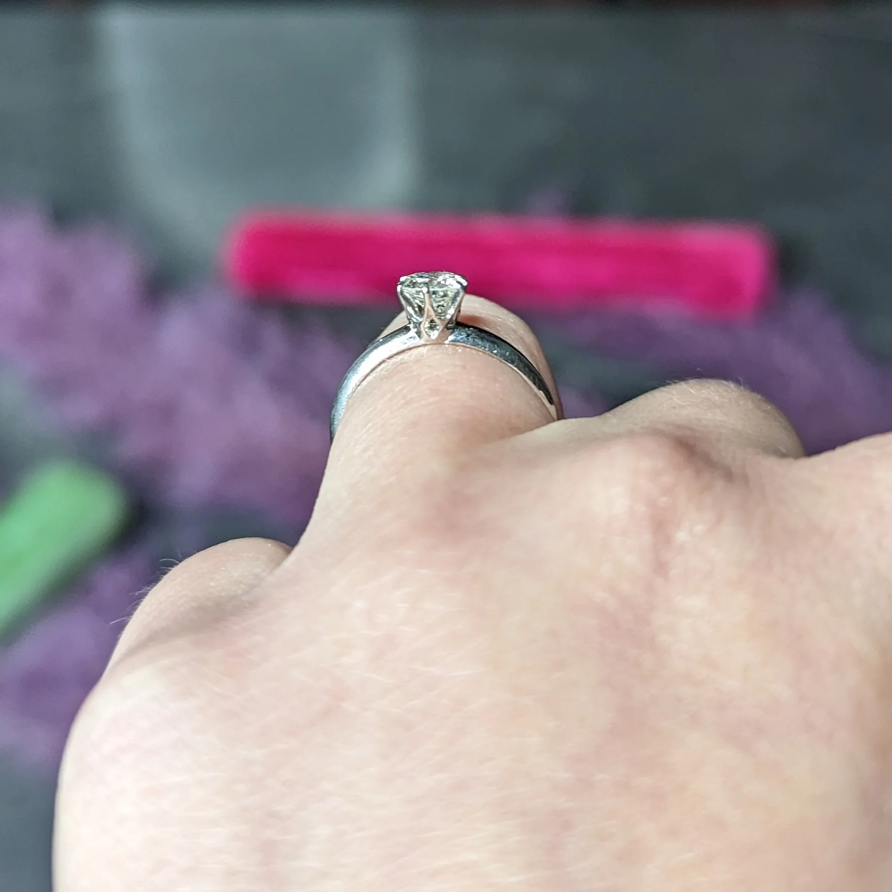 Tiffany & Co. Mid-Century 0.60 Carat Diamond Platinum Solitaire Engagement Ring - Image 14