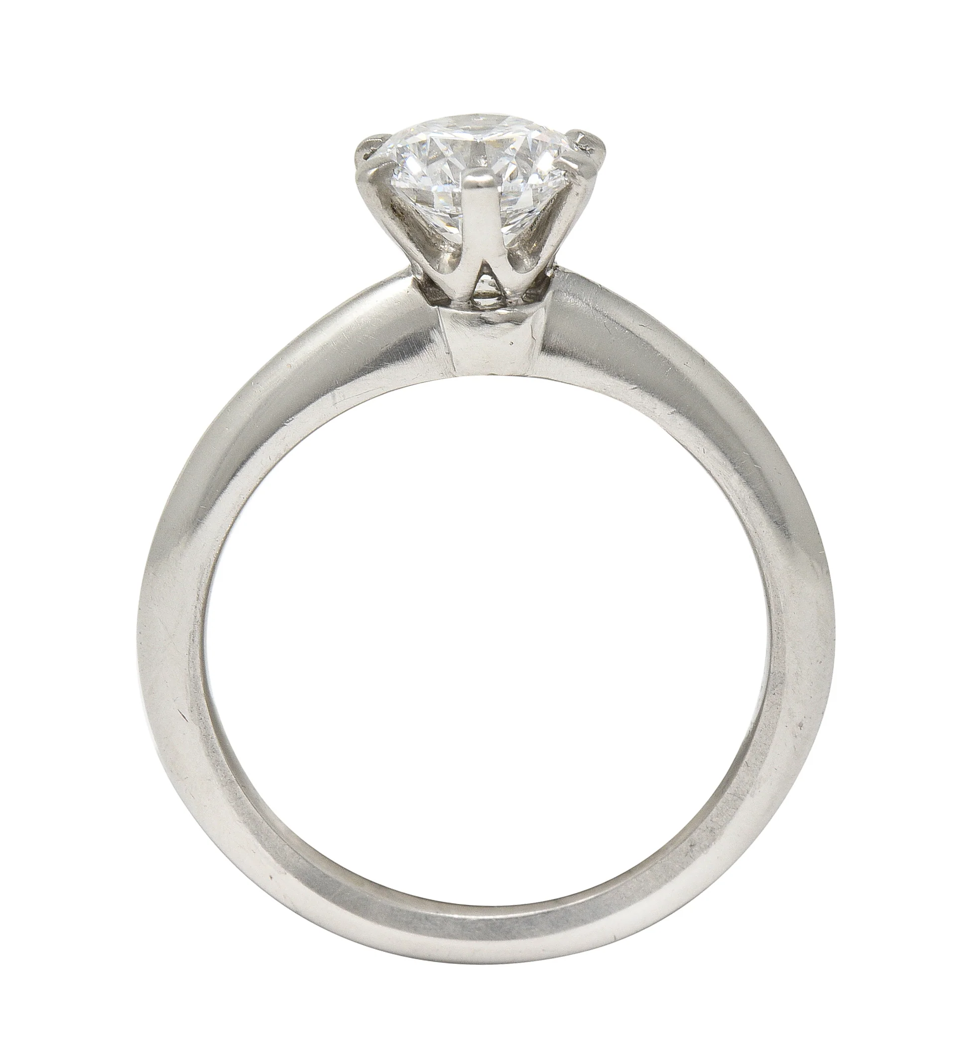 Tiffany & Co. Mid-Century 1.06 CTW Transitional Cut Solitaire Diamond Engagement Ring GIA - Image 11