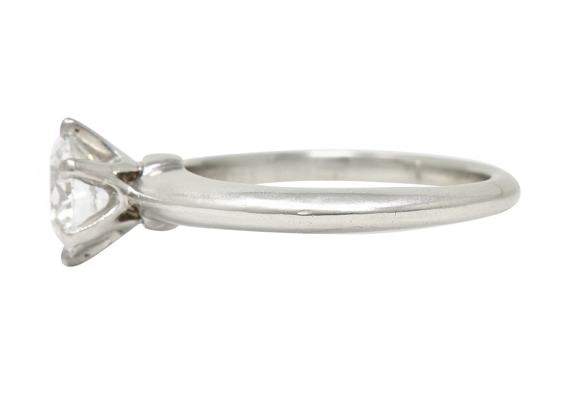 Tiffany & Co. Mid-Century 1.06 CTW Transitional Cut Solitaire Diamond Engagement Ring GIA - Image 5
