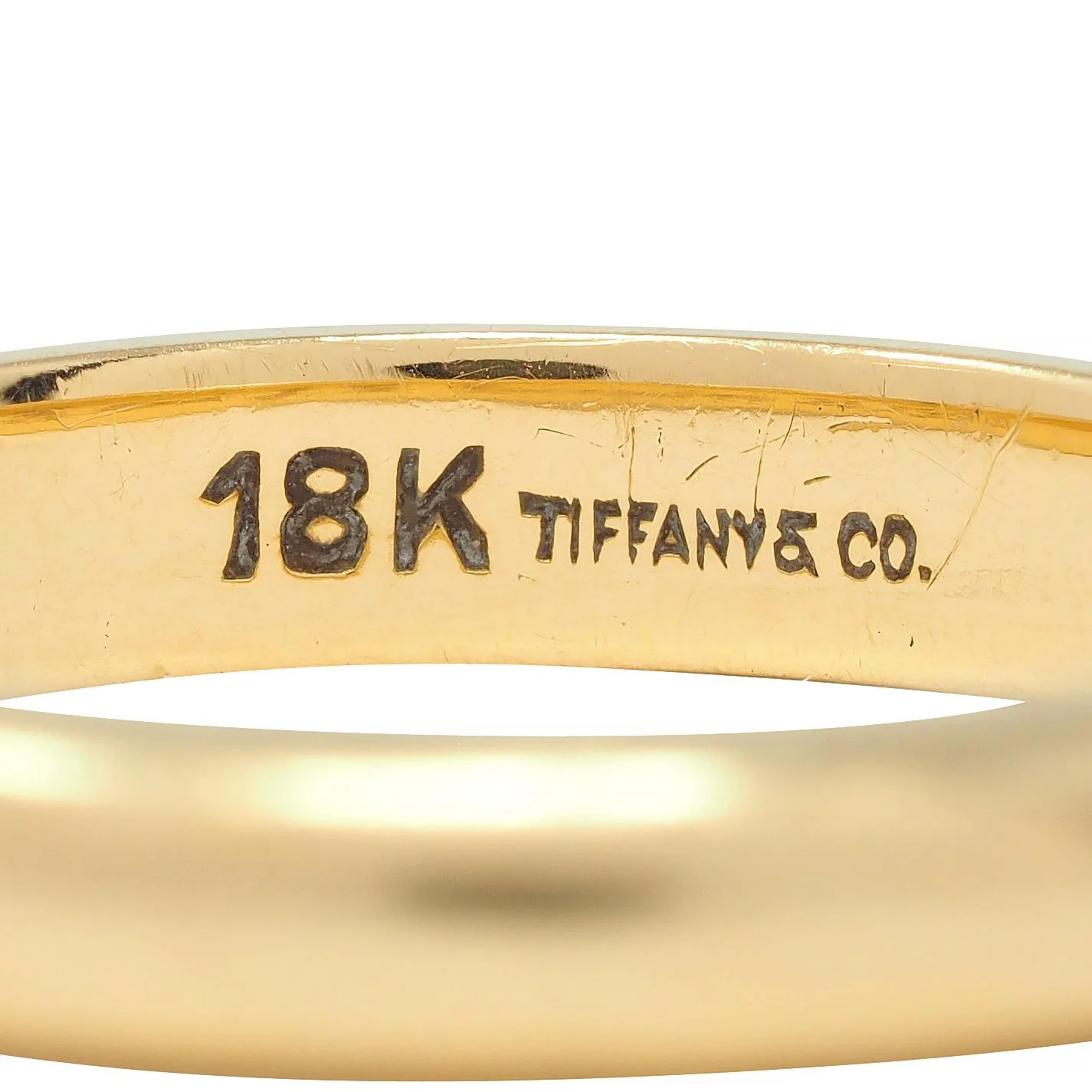 Tiffany & Co. Mid-Century 18 Karat Yellow Gold Vintage Wedding Band Ring - Image 6