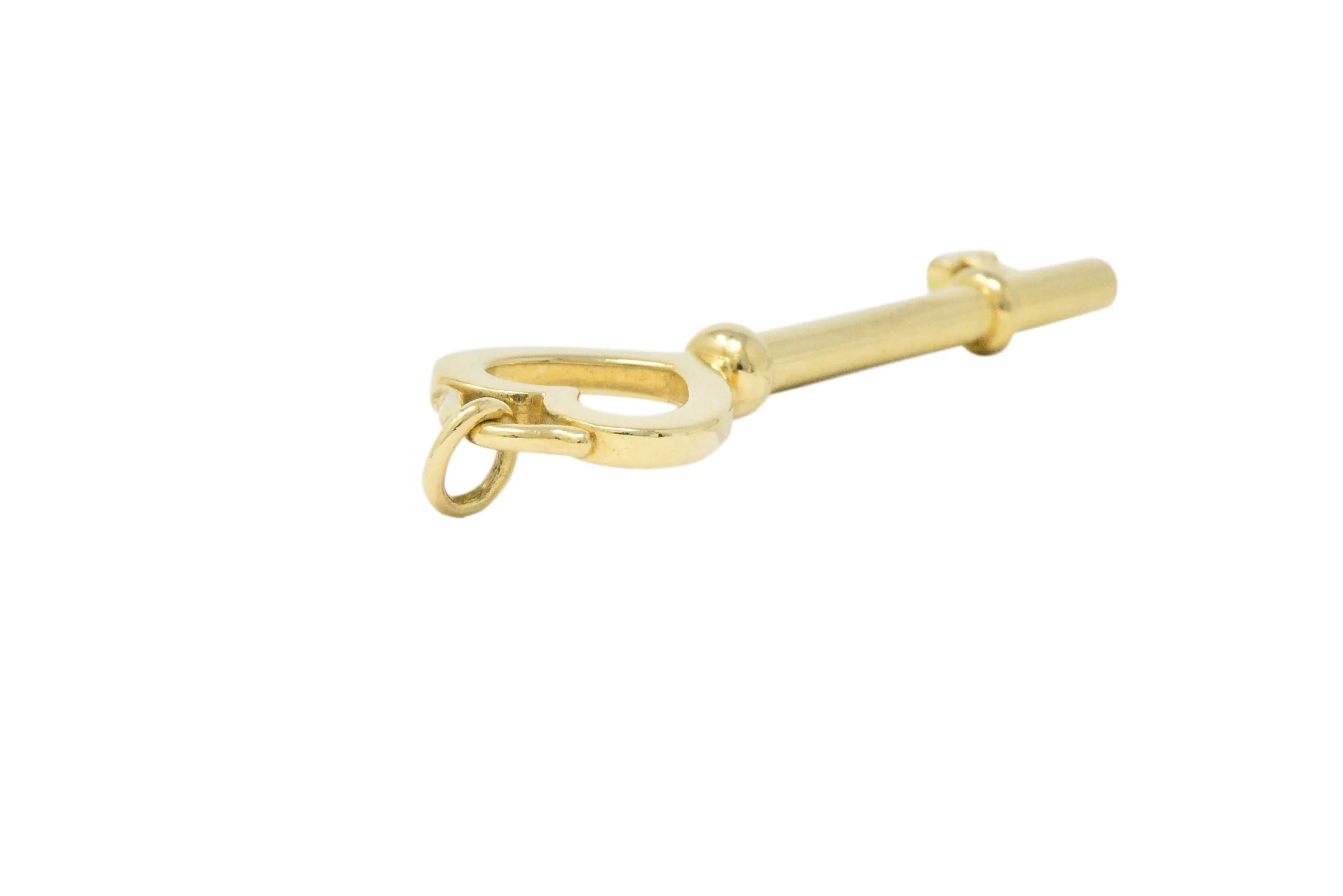 Tiffany & Co. Modern 18 Karat Gold Heart Key Pendant - Image 5