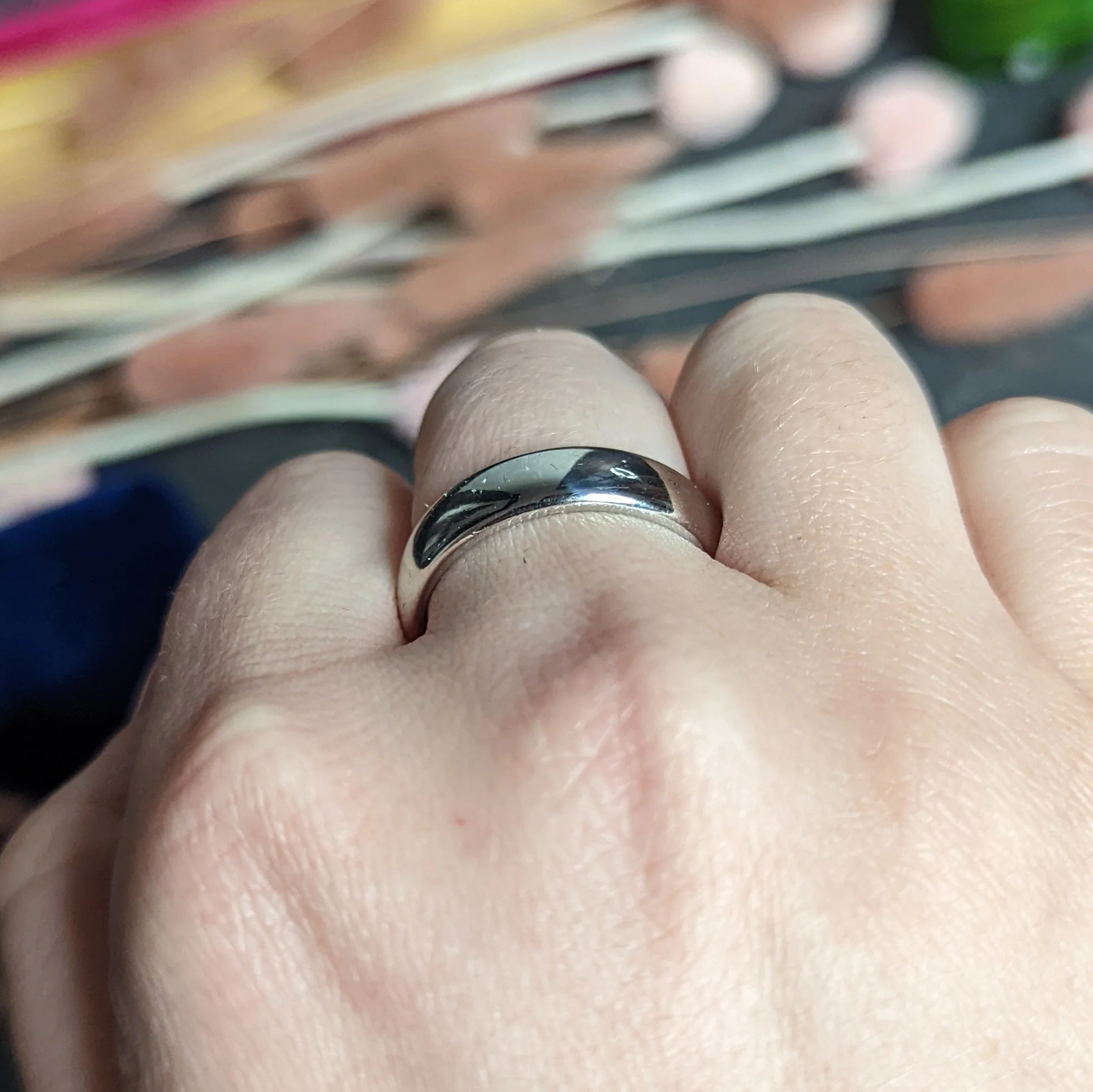 Tiffany & Co. Platinum 6.0 MM Unisex Wedding Band Ring - Image 10