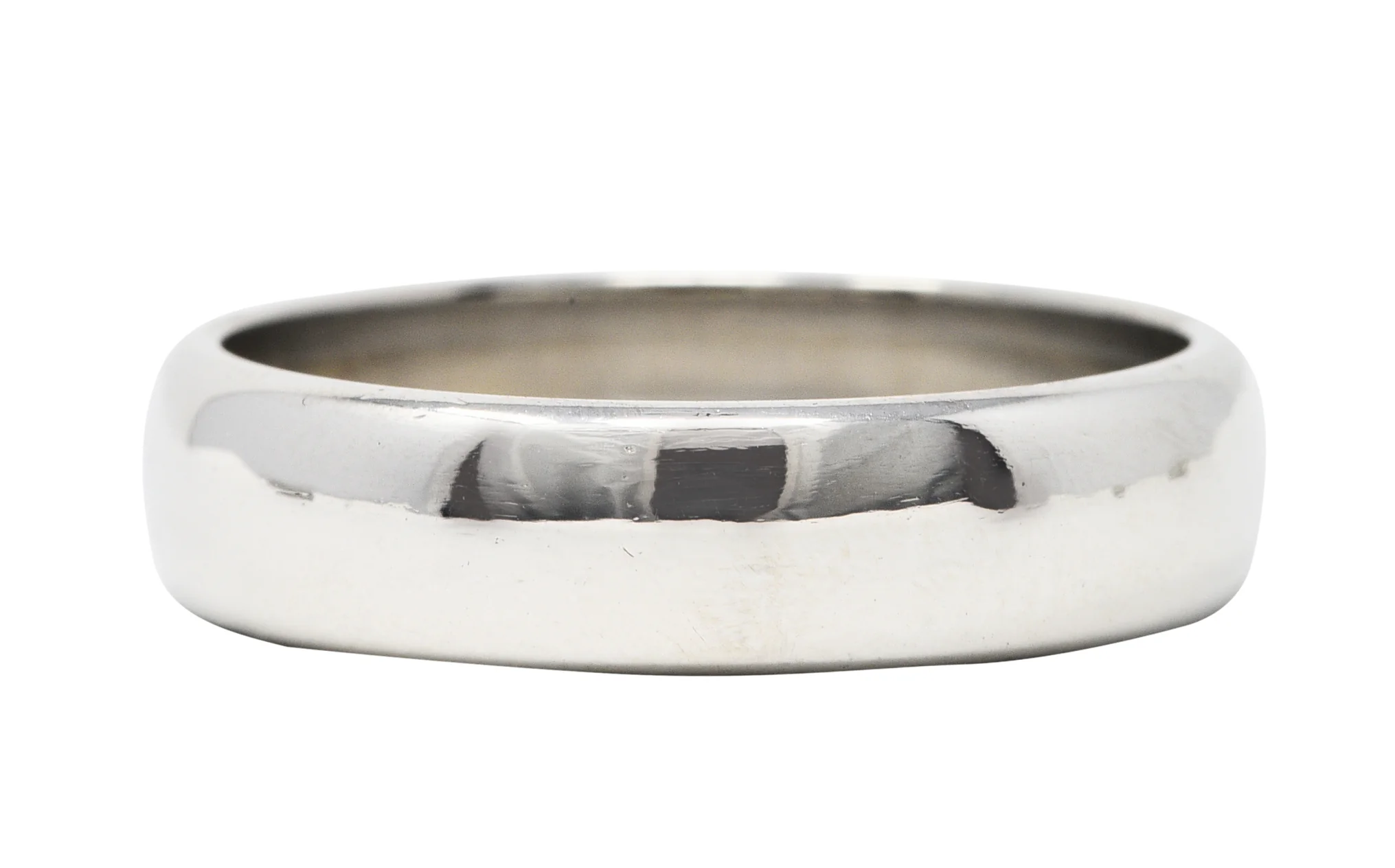 Tiffany & Co. Platinum 6.0 MM Wedding Band Ring - Image 3
