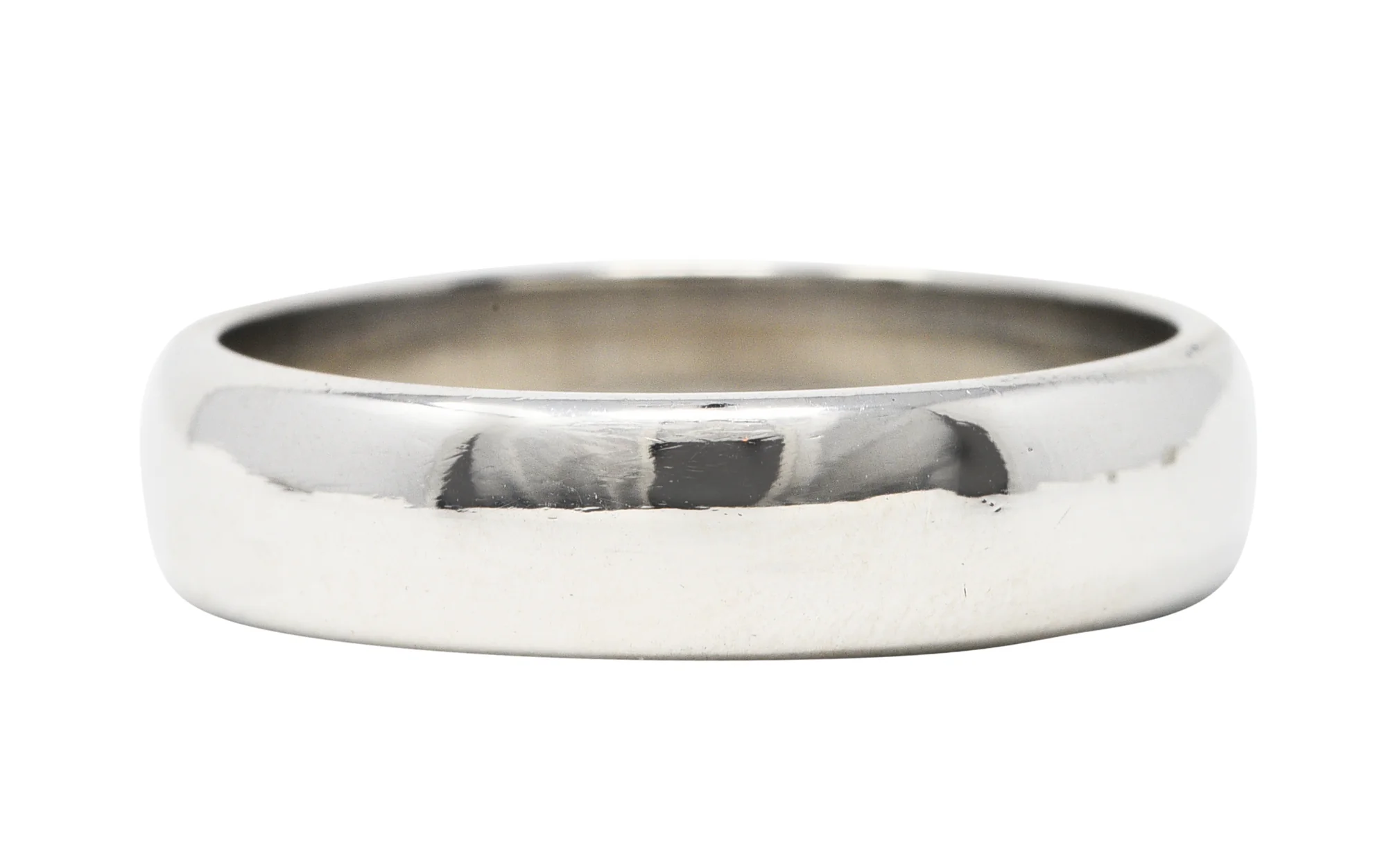 Tiffany & Co. Platinum 6.0 MM Wedding Band Ring - Image 4