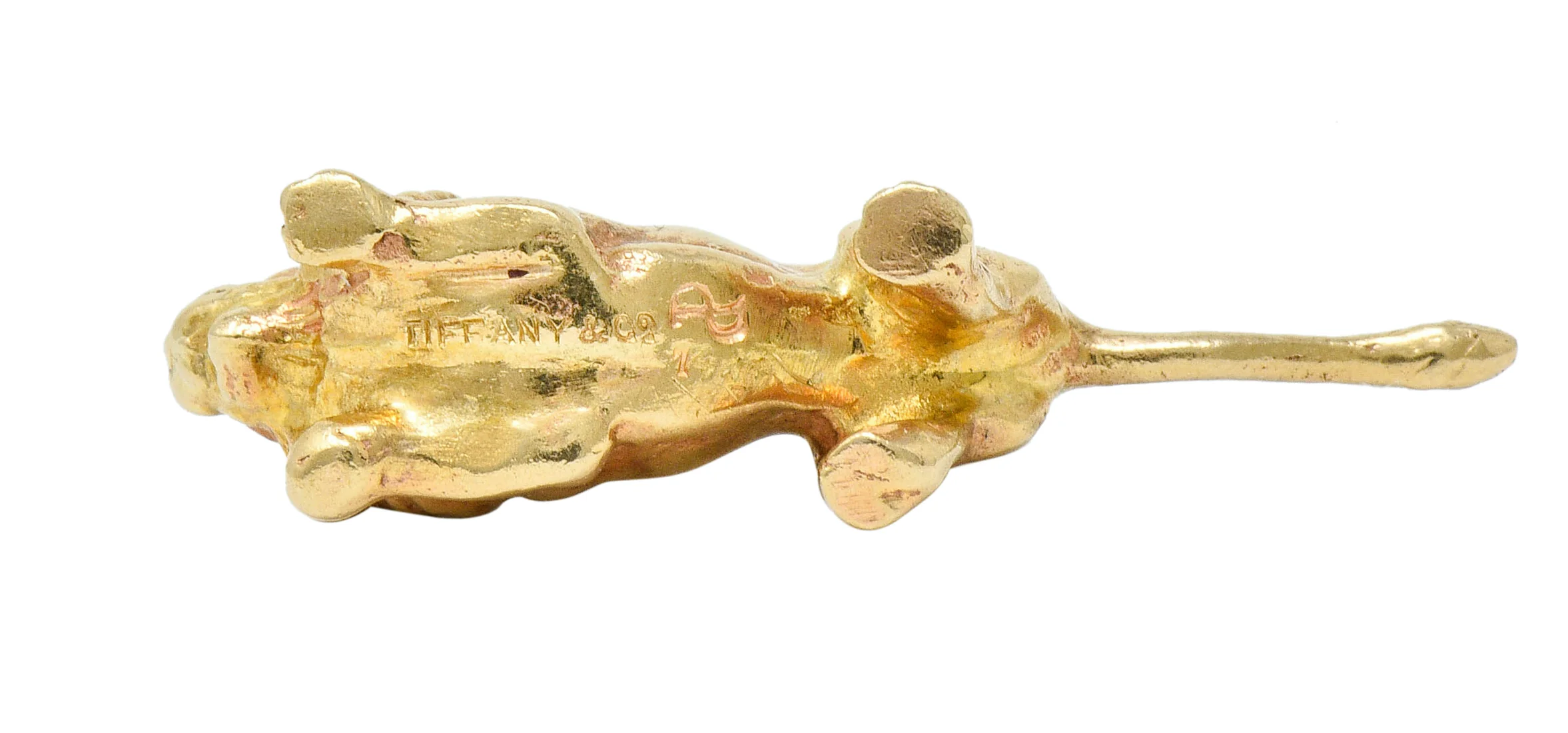 Tiffany & Co. Retro 14 Karat Gold Lion Charm - Image 6